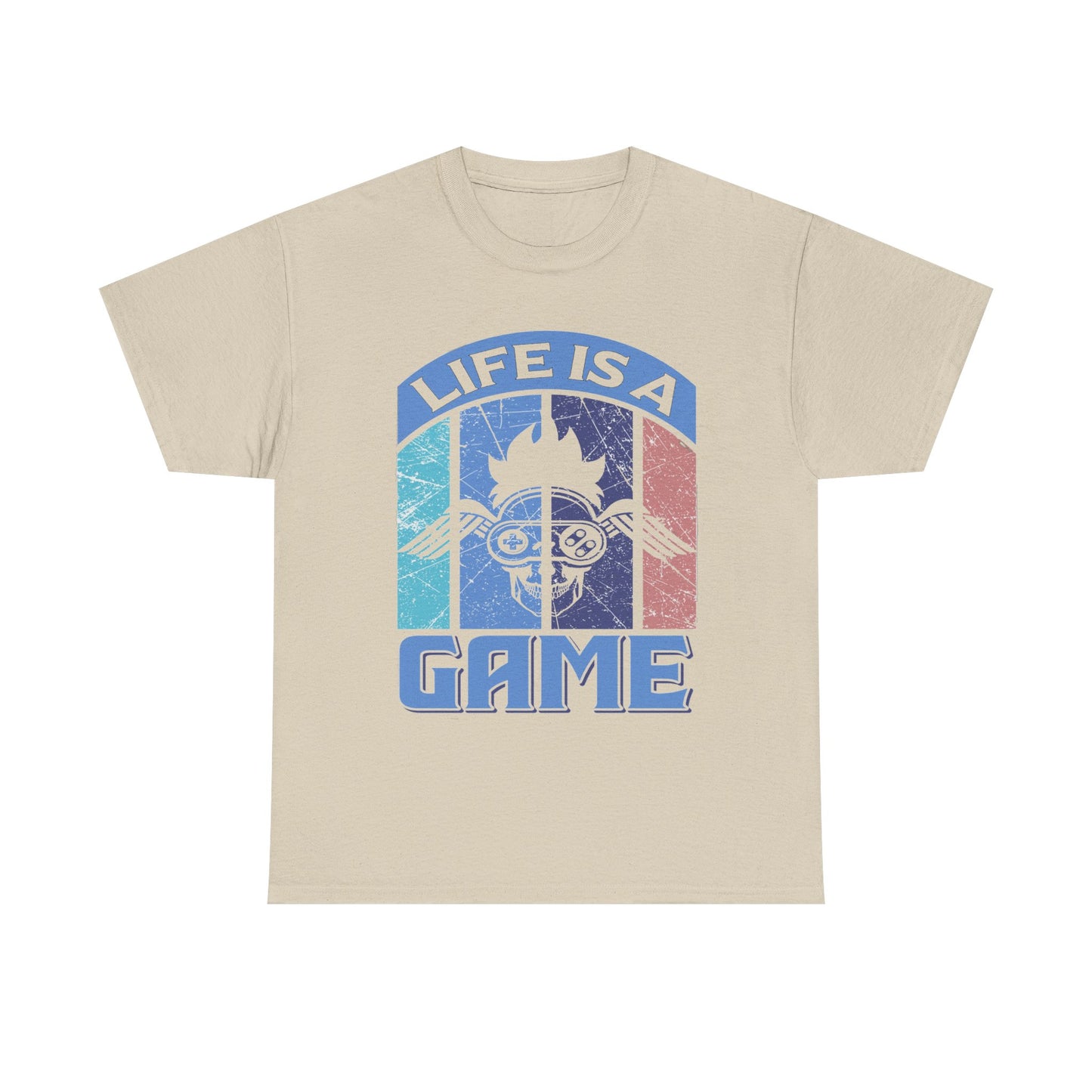 Retro Words of Wisdom Unisex Tee, Life is a Game Graphic Shirt, Inspirational Quote Top, Vintage Tshirt, Retro Tee, Positive Vibes Shirt