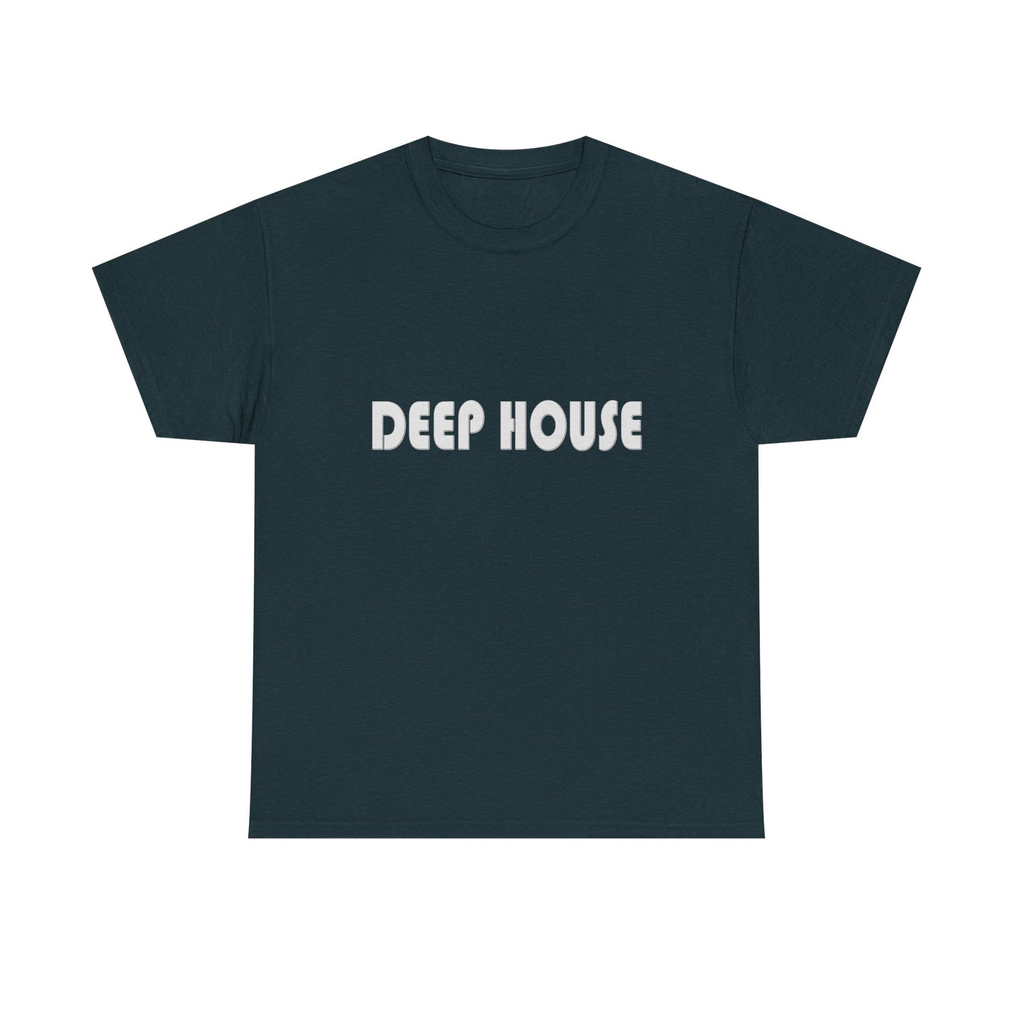 Deep House Music Genre Unisex Tee, Typographic Young Vibe Shirt, DJ Gift, Music Lover, Festival Top, Musician Apparel, Rave Clothing
