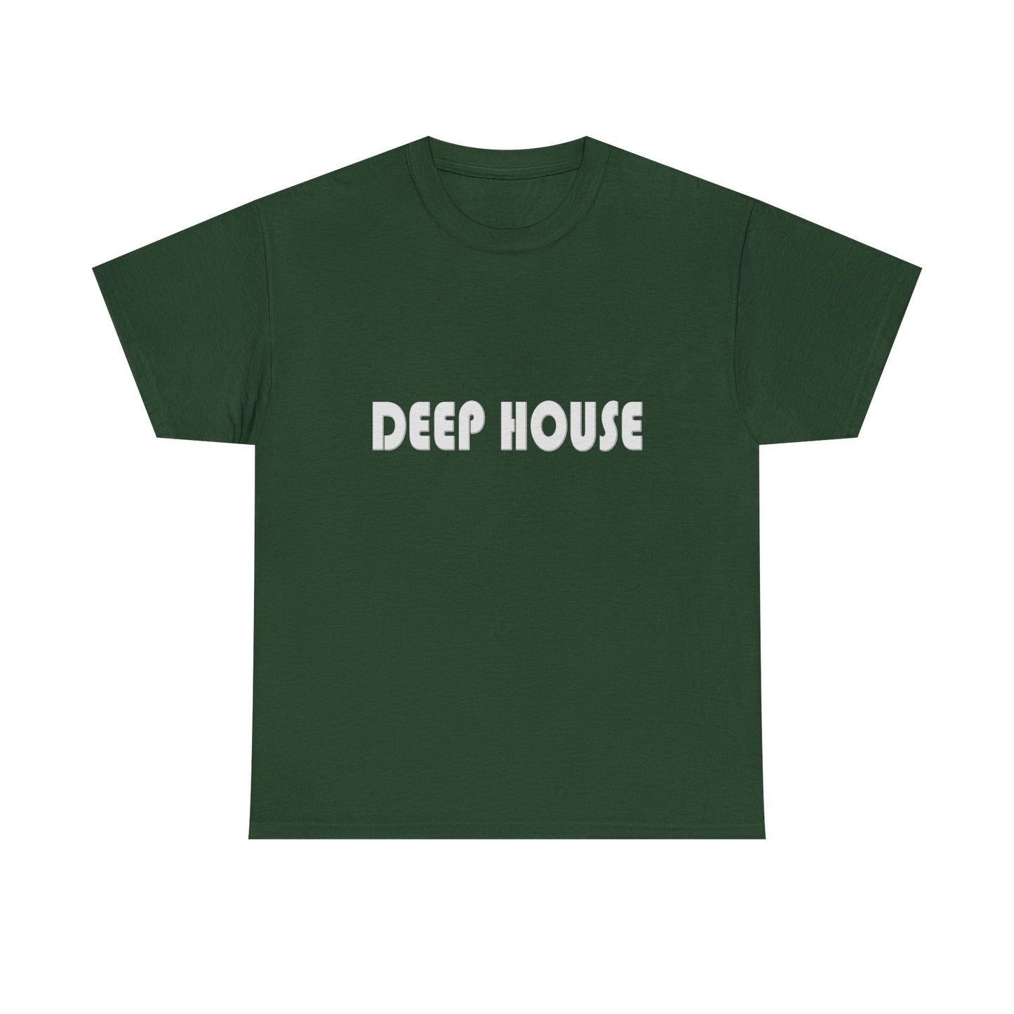 Deep House Music Genre Unisex Tee, Typographic Young Vibe Shirt, DJ Gift, Music Lover, Festival Top, Musician Apparel, Rave Clothing