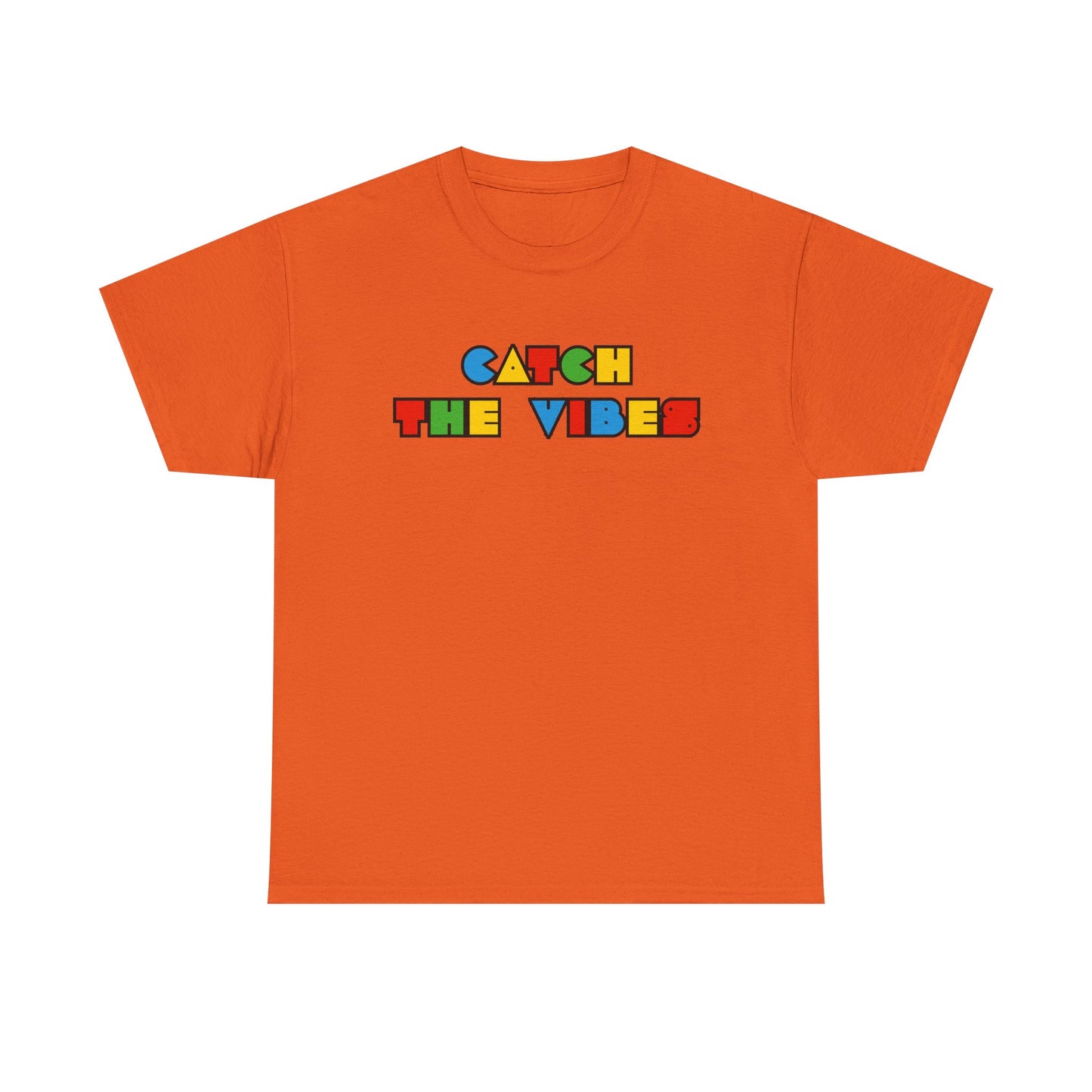 Gen-z Slang, 'Catch the Vibes' Unisex Cotton Tee, Retro Aesthetic T-Shirt, Casual Wear, Gift for Friends, Music Fest Shirt, Summer Style