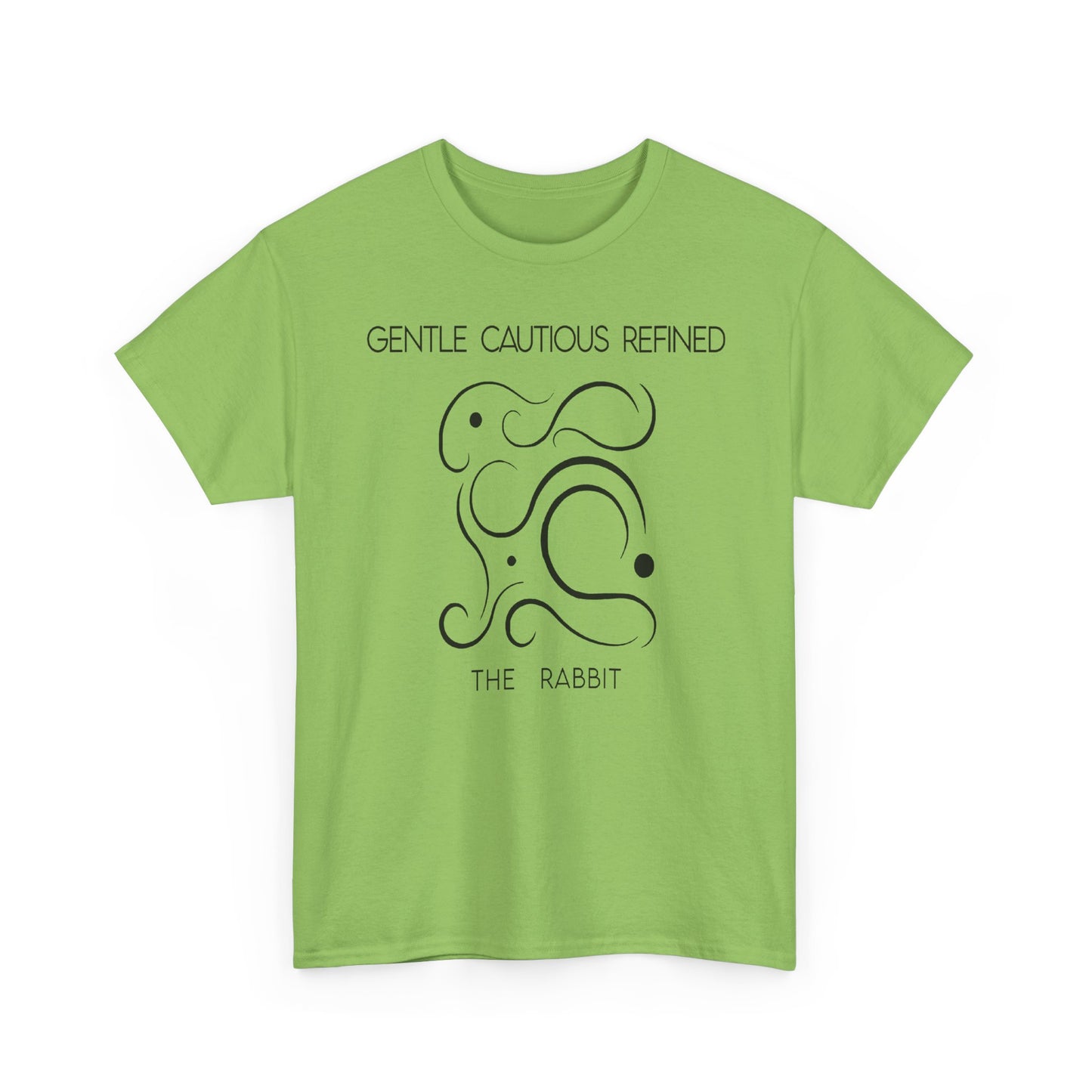 Chinese Zodiac The Rabbit Tee, Positive Traits Of People Born On The Years Of Rabbit (1963, 1975, 1987, 1999, And 2011), Gentle And Refined