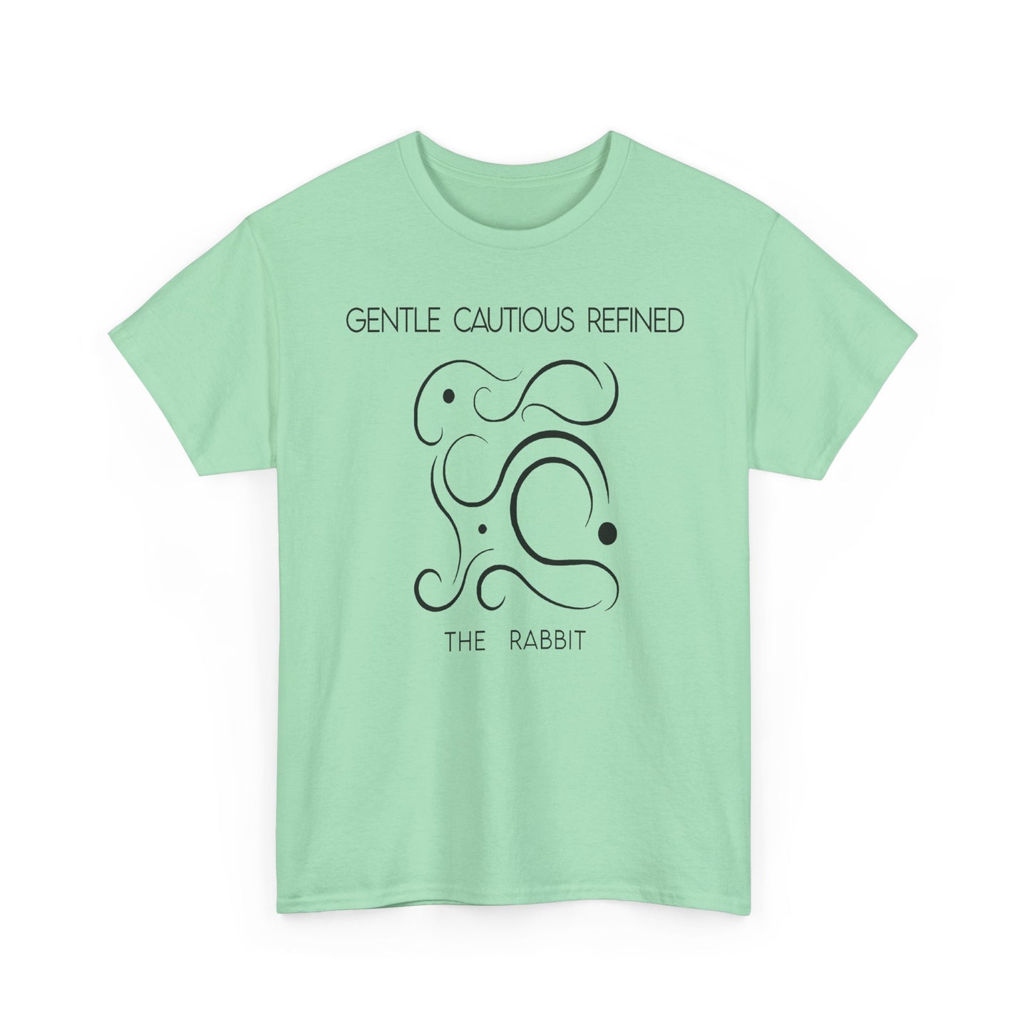 Chinese Zodiac The Rabbit Tee, Positive Traits Of People Born On The Years Of Rabbit (1963, 1975, 1987, 1999, And 2011), Gentle And Refined