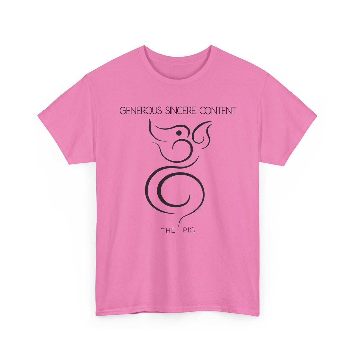 Chinese Zodiac The Pig Tee, Positive Traits Of People Born On The Years Of The Pig (1959, 1971, 1995, and 2007), Generous And Sincere