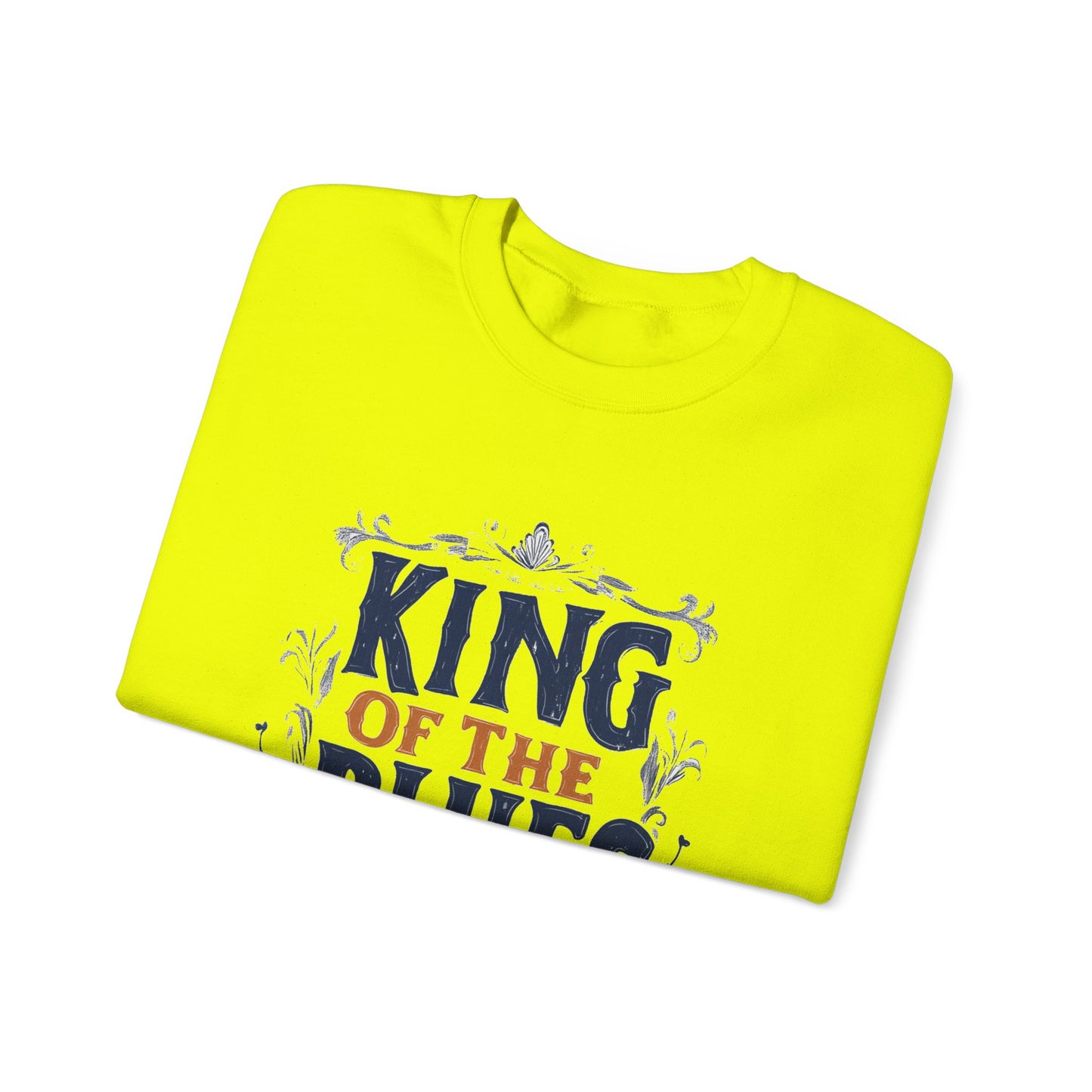 King of the Blues Sweatshirt, Music Nostalgia Crewneck, Rhythm and Blues Jumper, Unisex Band Merch, Blues Music Apparel