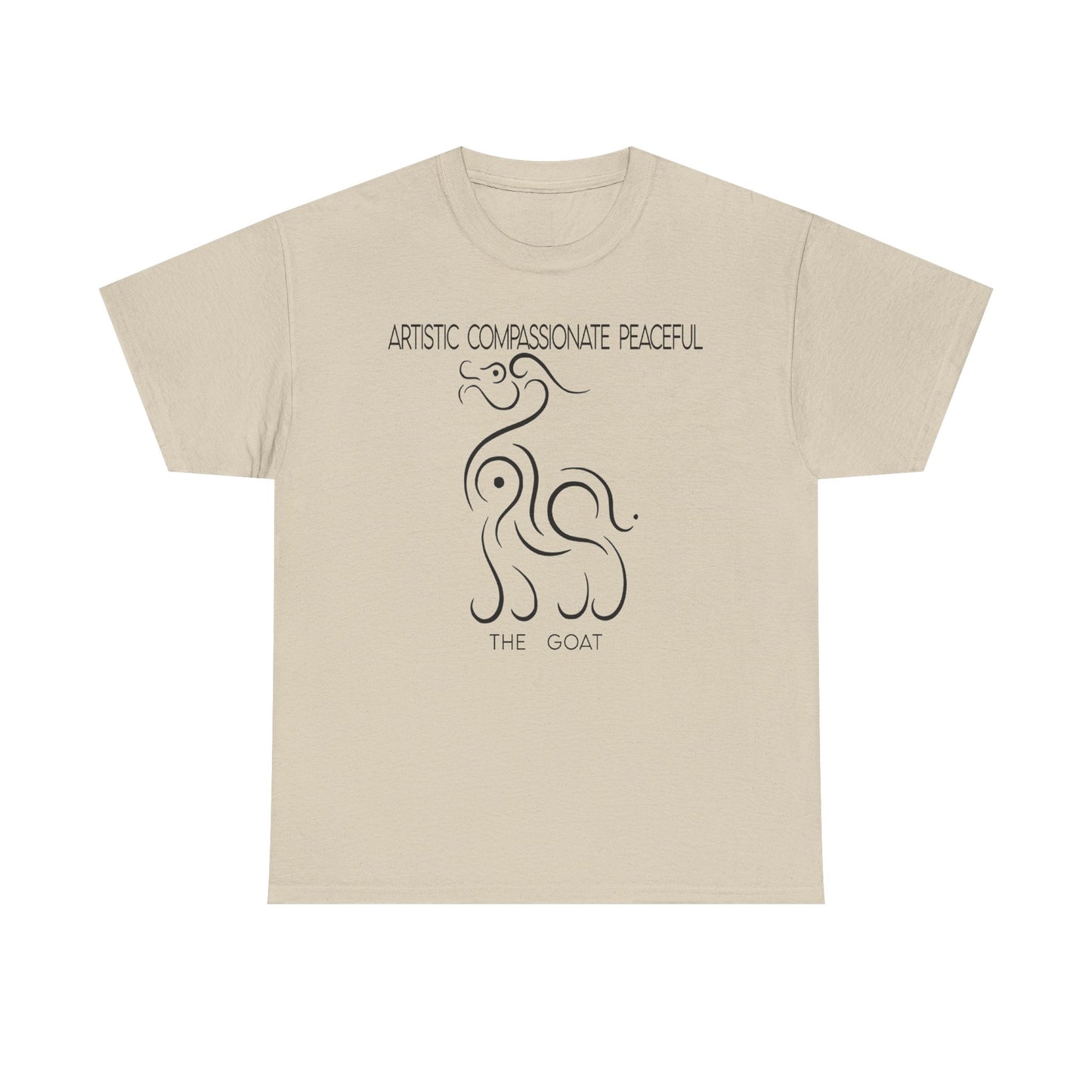 Chinese Zodiac The Goat Tee, Positive Traits Of People Born On The Years Of Goat (1969, 1979, 1991, 2003, And 2015), Artistic And Peaceful