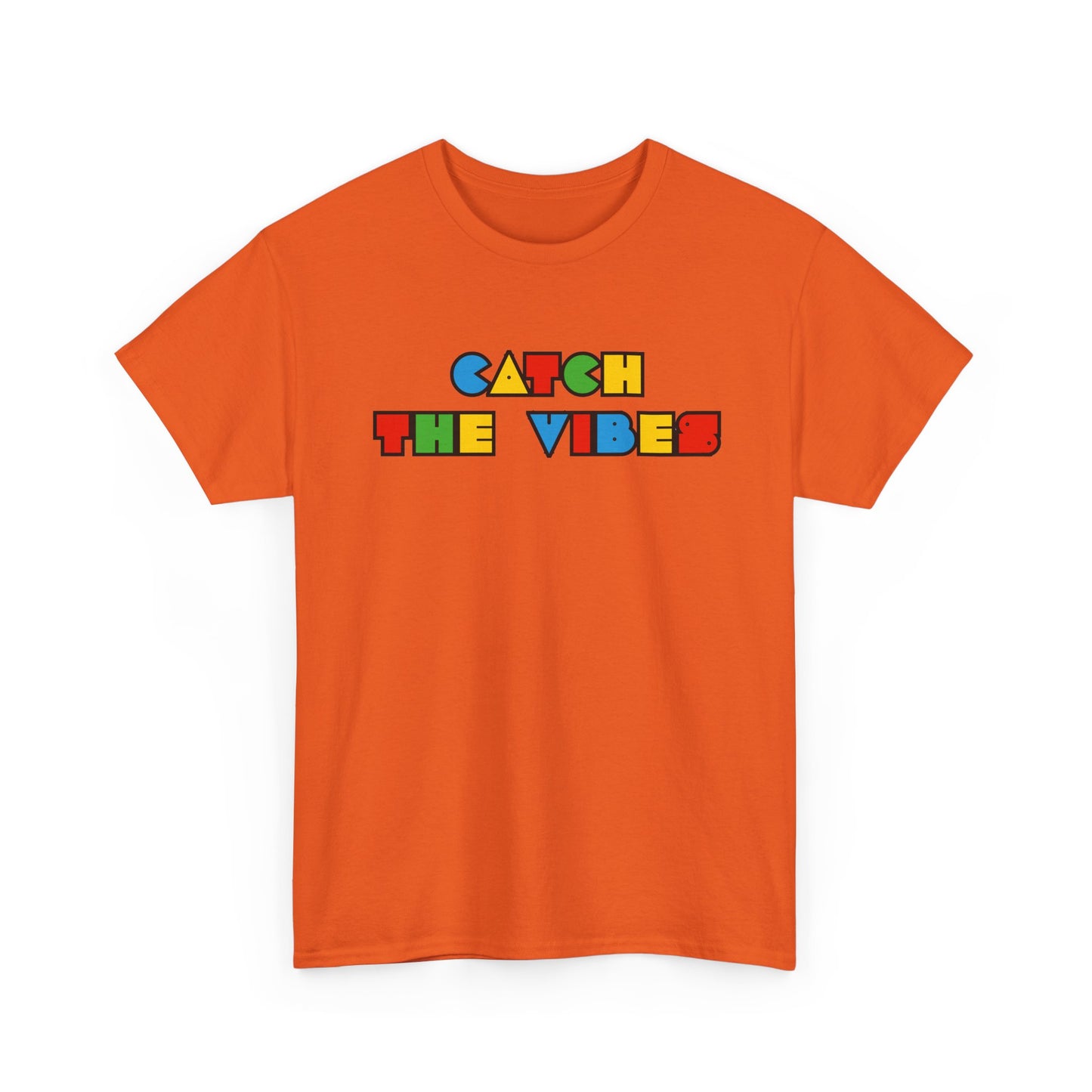 Gen-z Slang, 'Catch the Vibes' Unisex Cotton Tee, Retro Aesthetic T-Shirt, Casual Wear, Gift for Friends, Music Fest Shirt, Summer Style