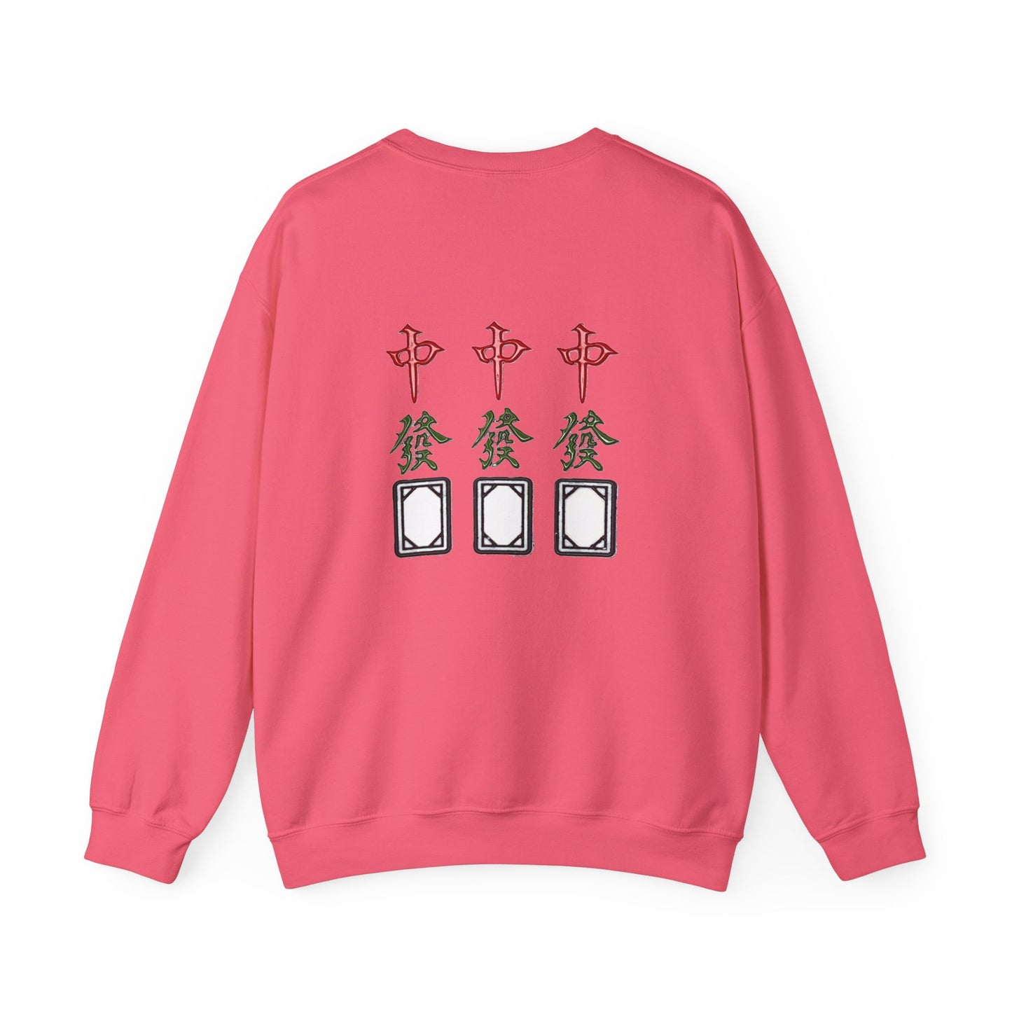 Gambler's Metaphor Mahjong Tiles Unisex Sweatshirt, Dragon Winds Dice Design, Mahjong Enthusiast Gift, Cozy Jumper, Gamer Apparel
