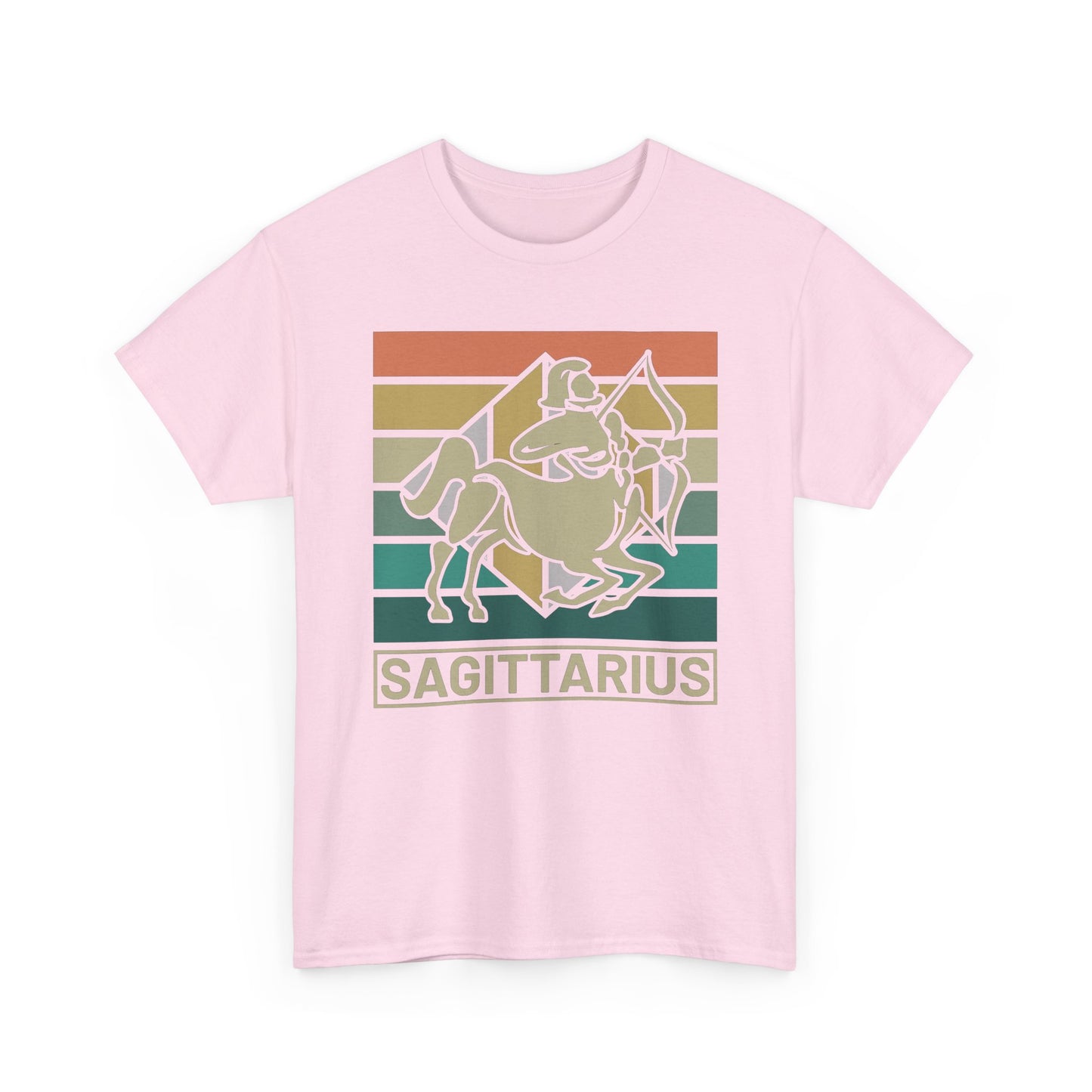 Horoscope Sagittarius Graphic Tee, Unisex Heavy Cotton Shirt, Zodiac Apparel, Astrology Gift, Casual Wear, Vintage Style, Retro Design