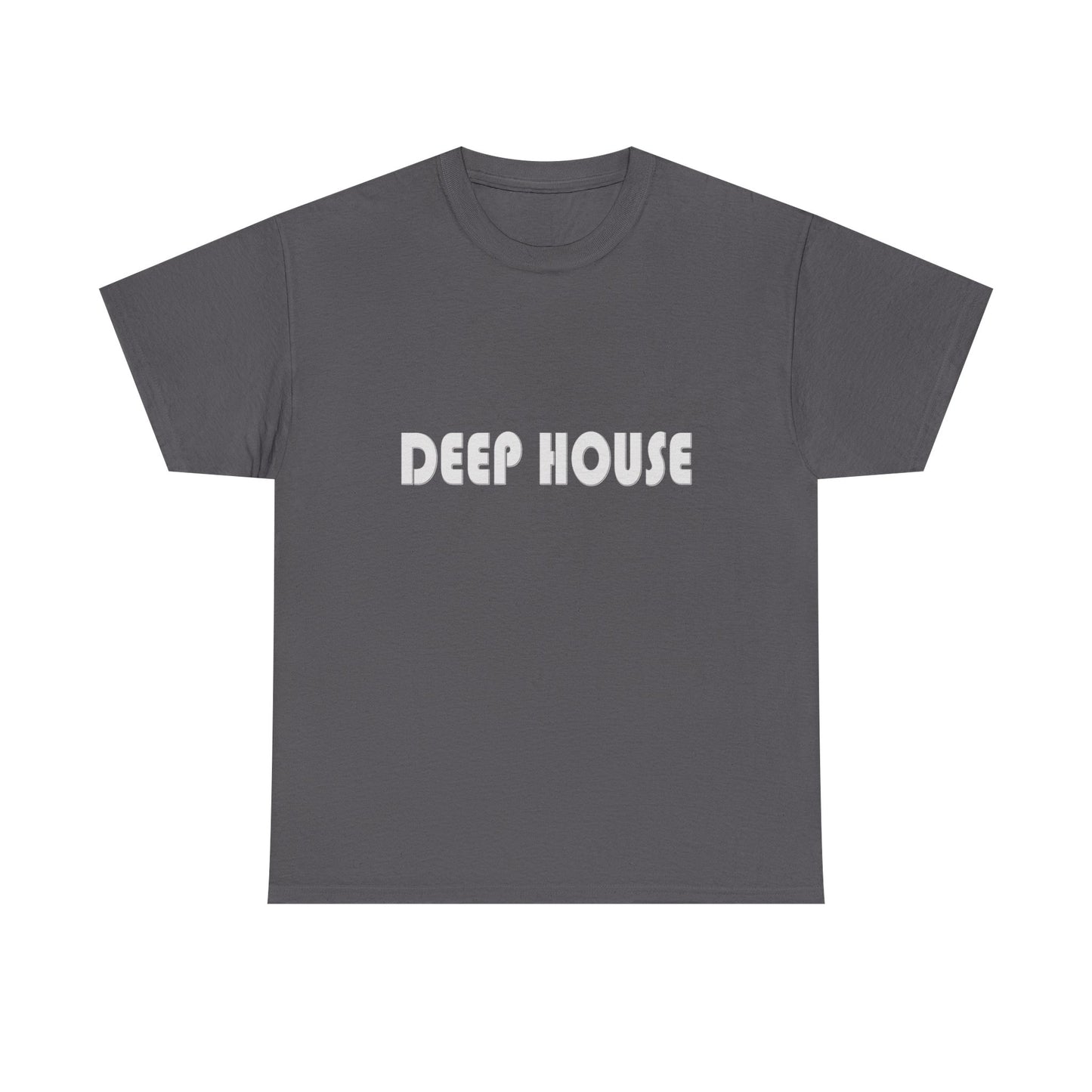 Deep House Music Genre Unisex Tee, Typographic Young Vibe Shirt, DJ Gift, Music Lover, Festival Top, Musician Apparel, Rave Clothing