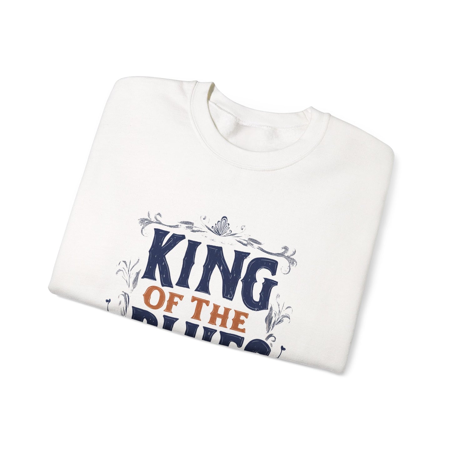 King of the Blues Sweatshirt, Music Nostalgia Crewneck, Rhythm and Blues Jumper, Unisex Band Merch, Blues Music Apparel