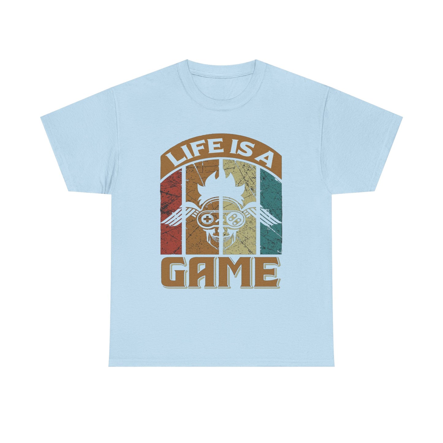 Retro Wisdom Unisex Tee, Life is a Game Graphic T-Shirt, Words of Wisdom Shirt, Vintage Inspirational Tee, Quote Tee Gift, Retro Graphic Tee
