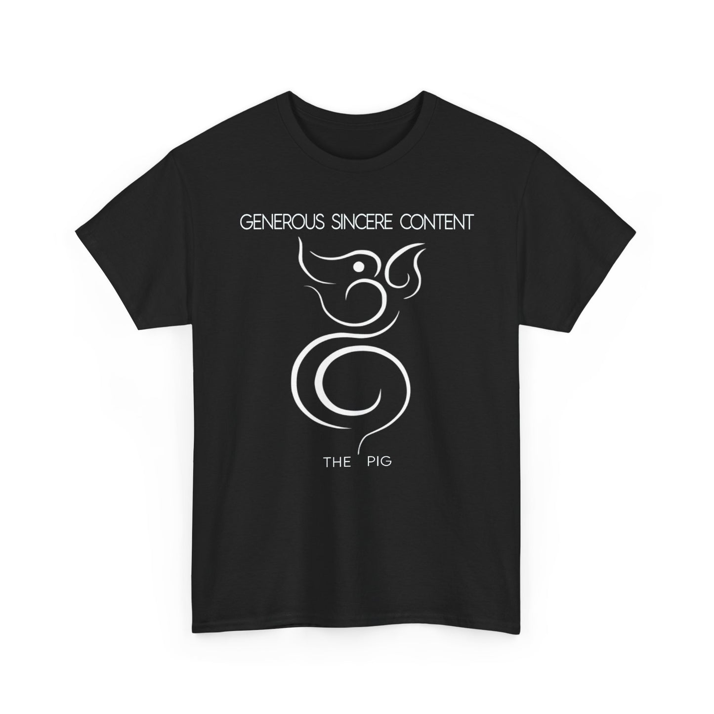 Chinese Zodiac The Pig Tee , Positive Traits Of People Born On The Years Of The Pig (1959, 1971, 1983, 1995, And 2007), Generous And Content