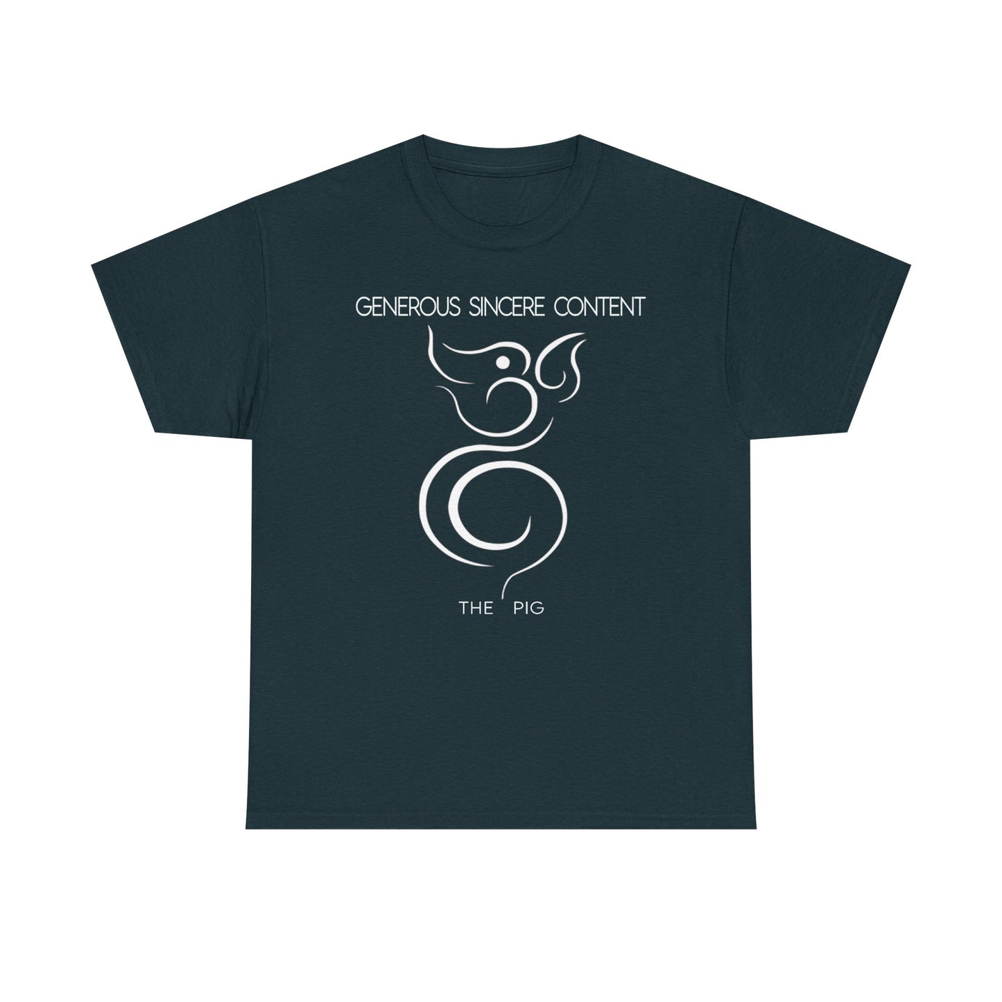 Chinese Zodiac The Pig Tee , Positive Traits Of People Born On The Years Of The Pig (1959, 1971, 1983, 1995, And 2007), Generous And Content