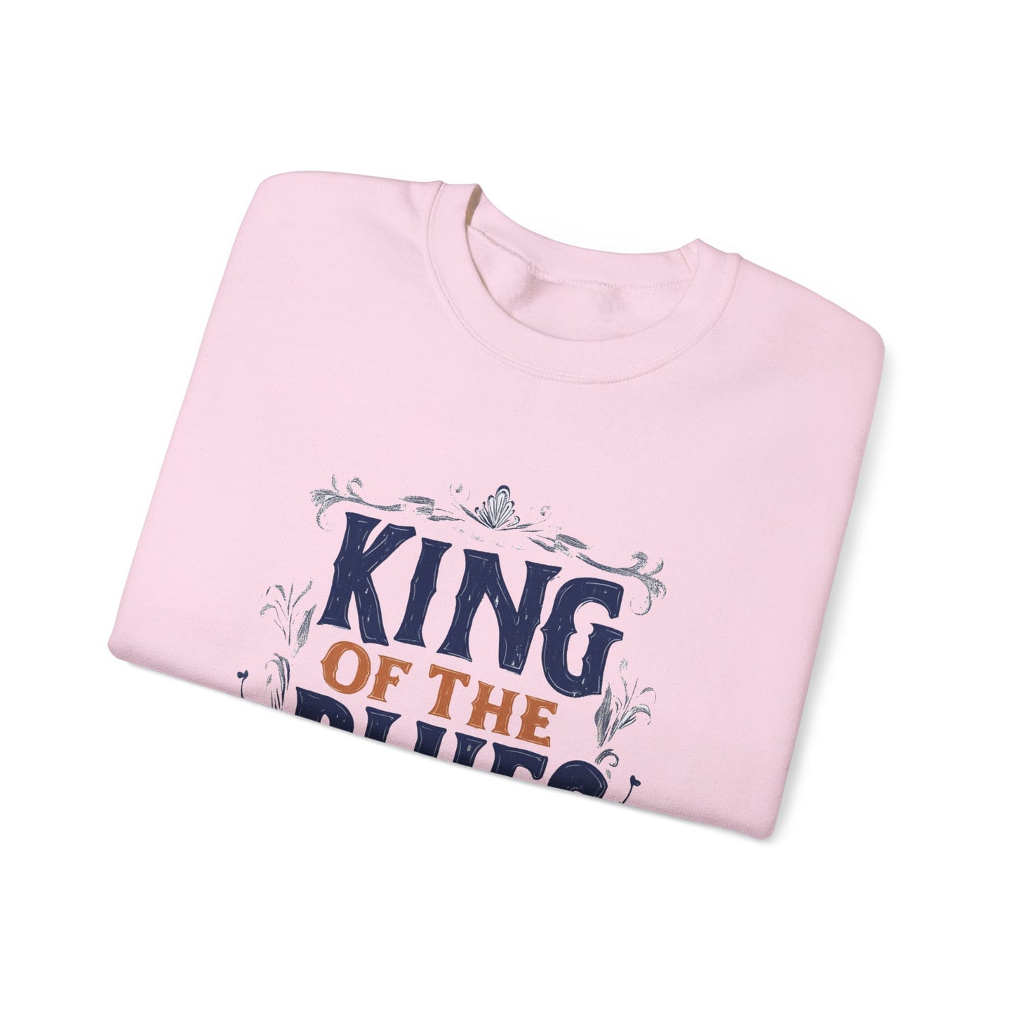 King of the Blues Sweatshirt, Music Nostalgia Crewneck, Rhythm and Blues Jumper, Unisex Band Merch, Blues Music Apparel