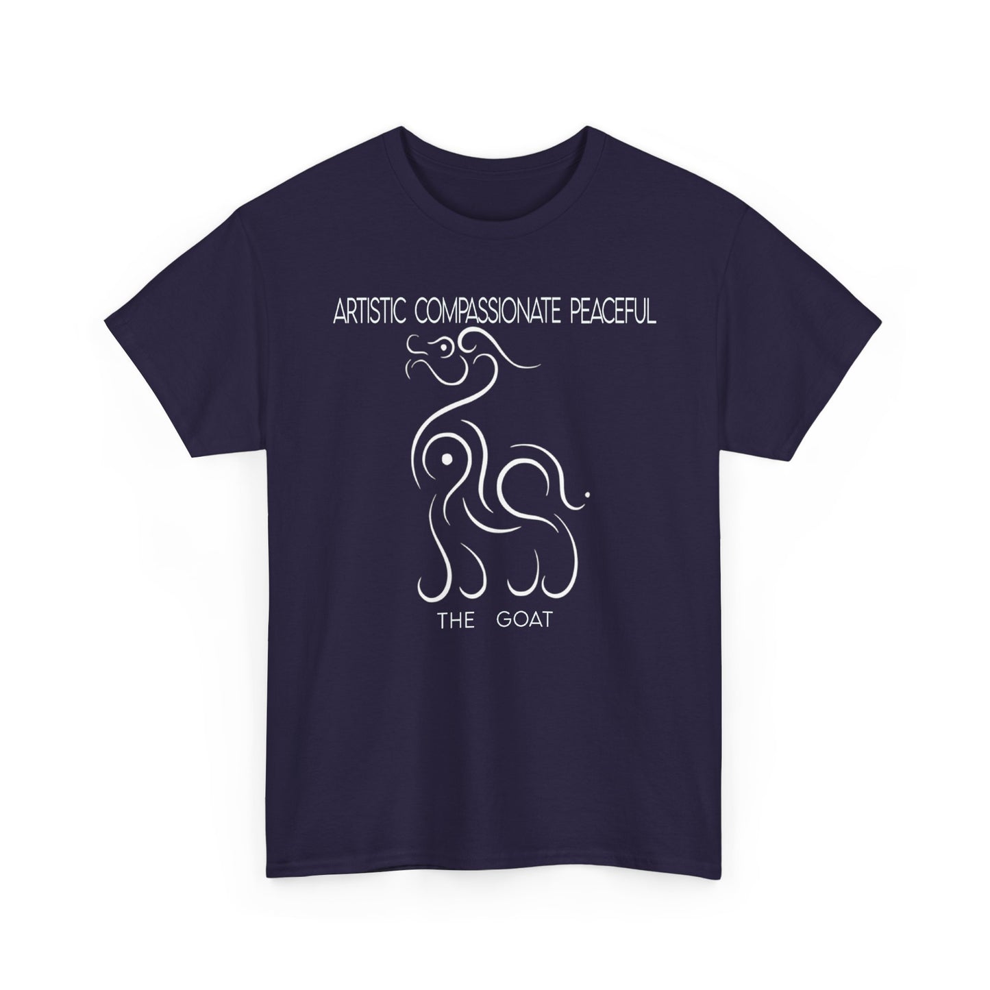 Chinese Zodiac The Goat Tee, Positive Traits Of People Born On The Years Of Goat (1967, 1979, 1991, 2003, And 2015), Compassionate, Peaceful
