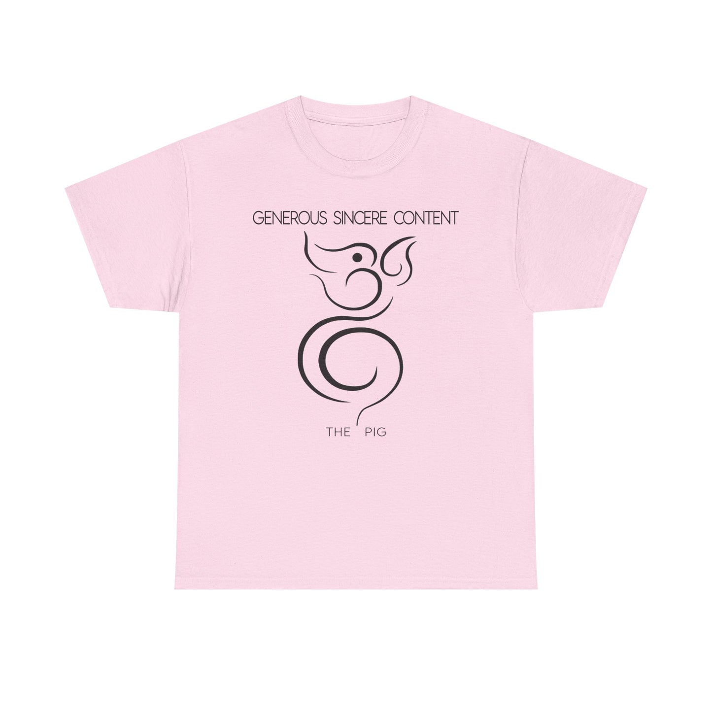 Chinese Zodiac The Pig Tee, Positive Traits Of People Born On The Years Of The Pig (1959, 1971, 1995, and 2007), Generous And Sincere