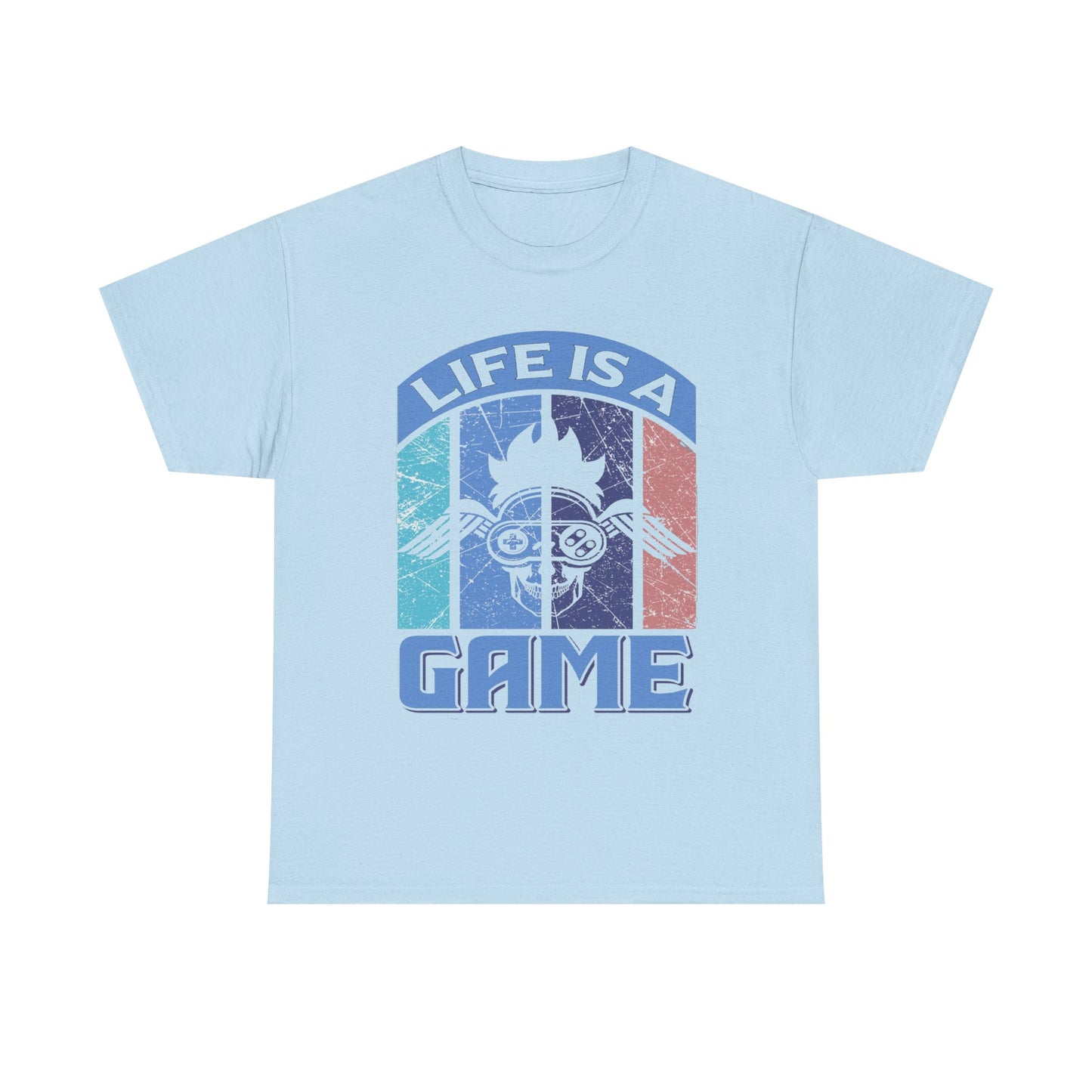 Retro Words of Wisdom Unisex Tee, Life is a Game Graphic Shirt, Inspirational Quote Top, Vintage Tshirt, Retro Tee, Positive Vibes Shirt