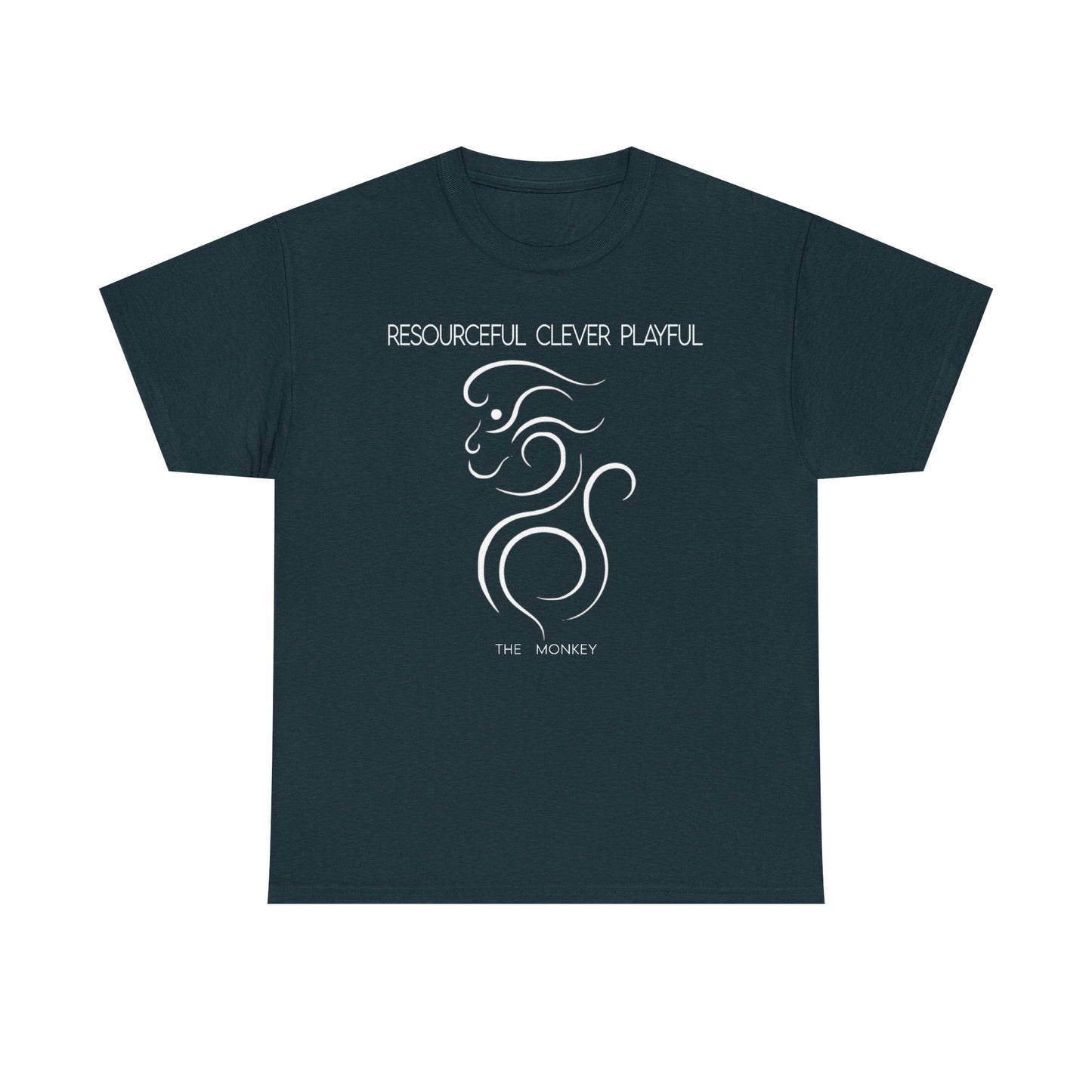 Chinese Zodiac The Monkey Tee, Positive Traits Of People Born On The Years Of Monkey (1968, 1980, 1992, 2004, And 2016), Clever And Playful