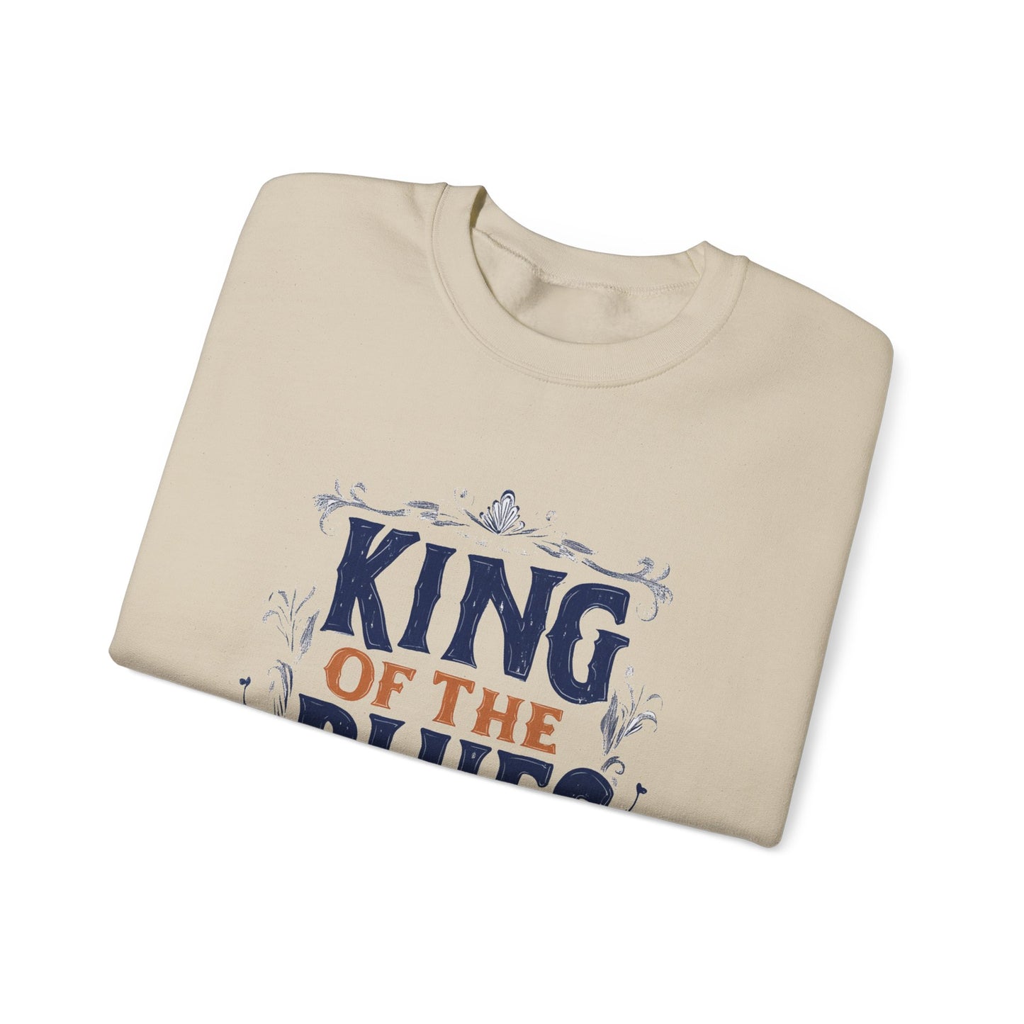 King of the Blues Sweatshirt, Music Nostalgia Crewneck, Rhythm and Blues Jumper, Unisex Band Merch, Blues Music Apparel