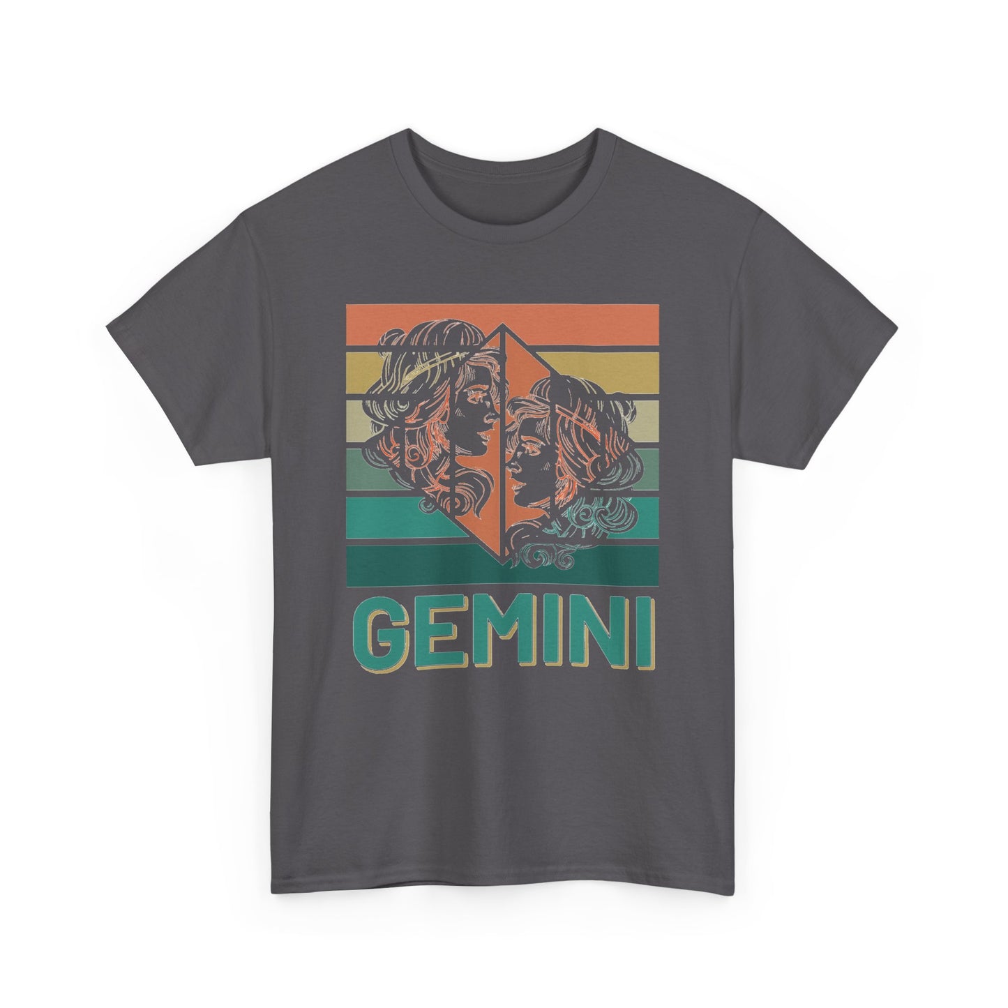 Gemini Zodiac Unisex Cotton Tee, Astrology Gift, Birthday Shirt, Horoscope Tee, Astrology Apparel, Summer Fashion, Retro Design, Vintage