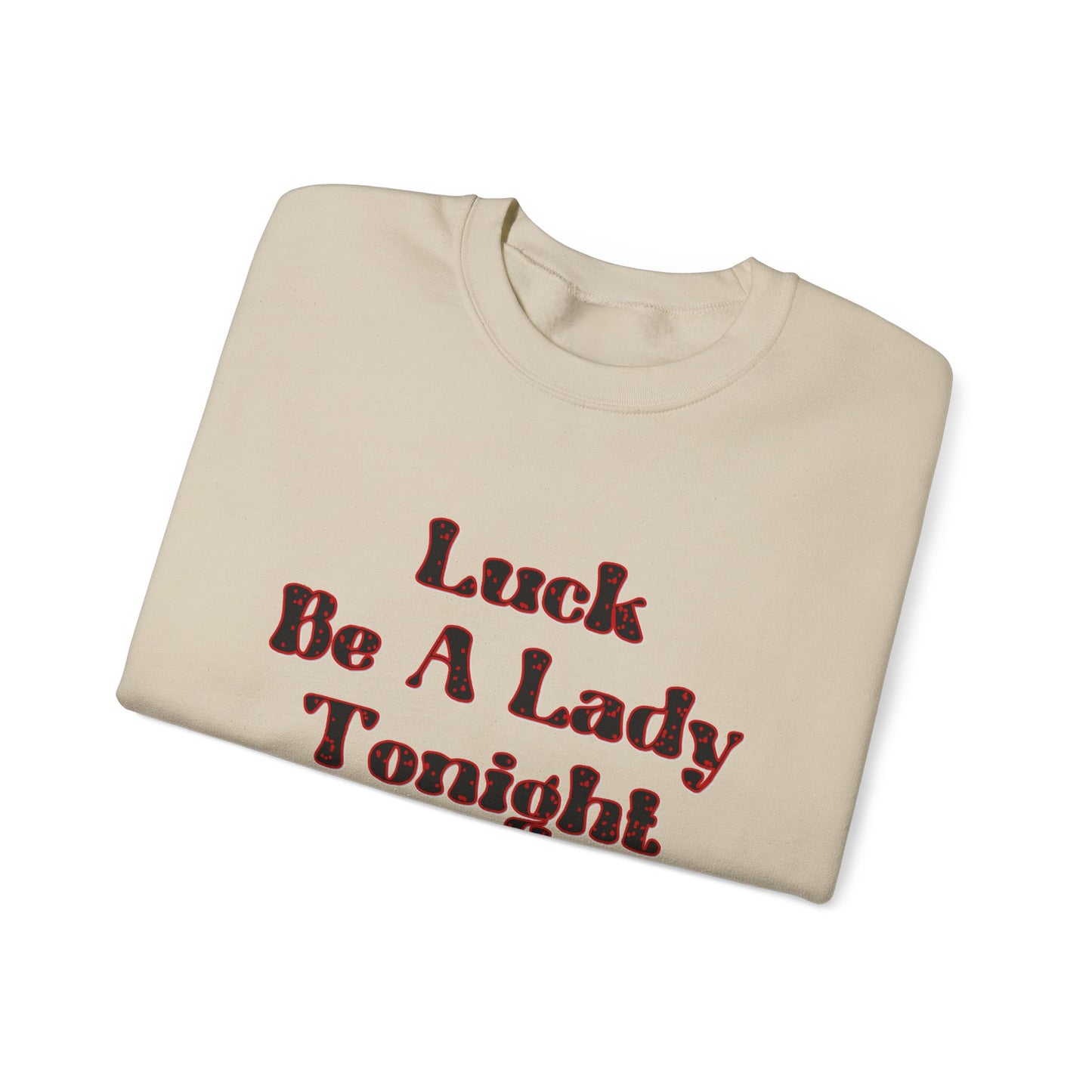 Boho Mahjong Inspired Unisex Sweatshirt, Gambler Metaphor Crewneck Jumper, Luck Be a Lady Pullover, Gift for Gamers, Vintage Style Sweater
