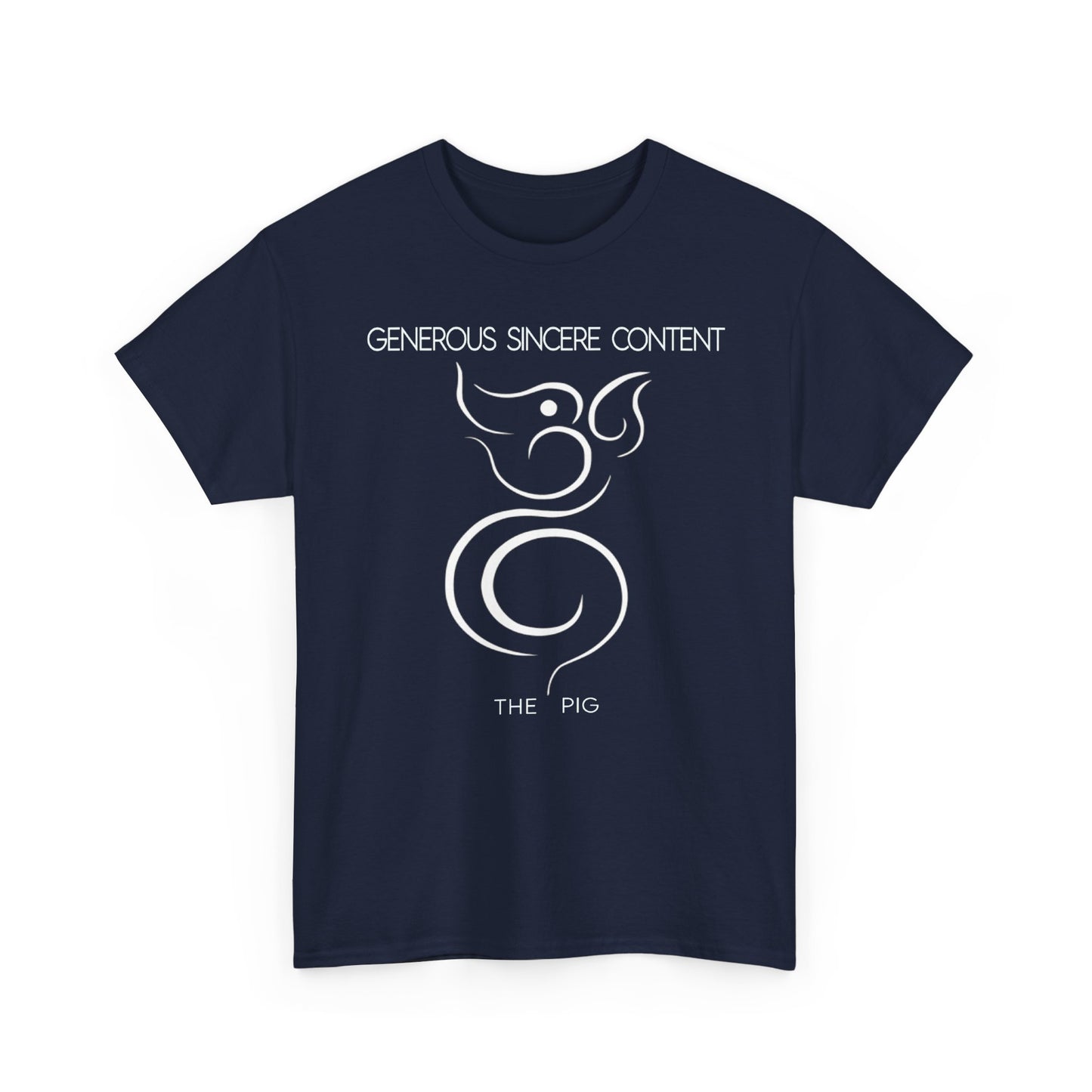 Chinese Zodiac The Pig Tee , Positive Traits Of People Born On The Years Of The Pig (1959, 1971, 1983, 1995, And 2007), Generous And Content