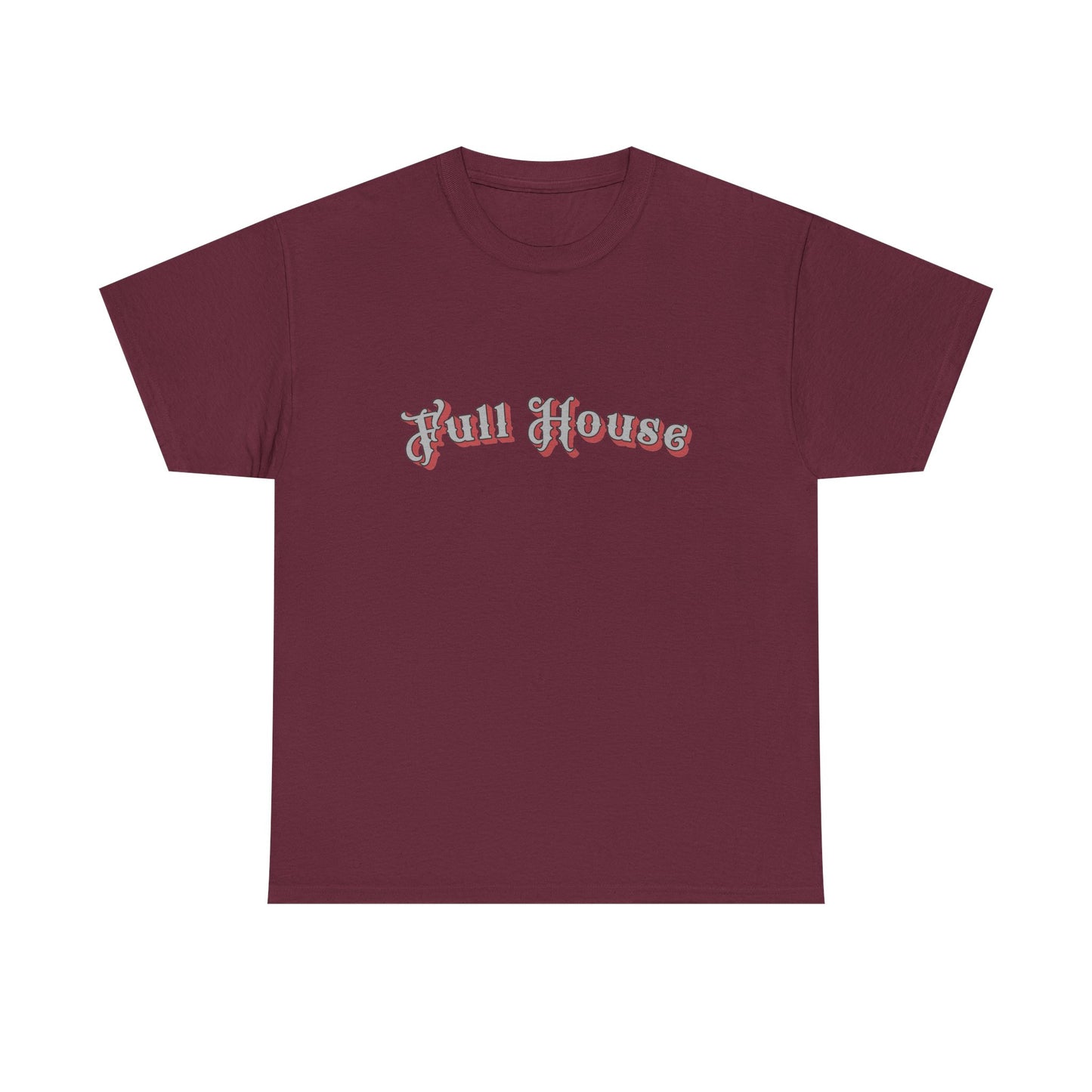 Full House Gambler's Metaphor Unisex Tee shirt - Casino Game Design, Card Player Gift, Card Game Lover Shirt, Card Shark Pullover