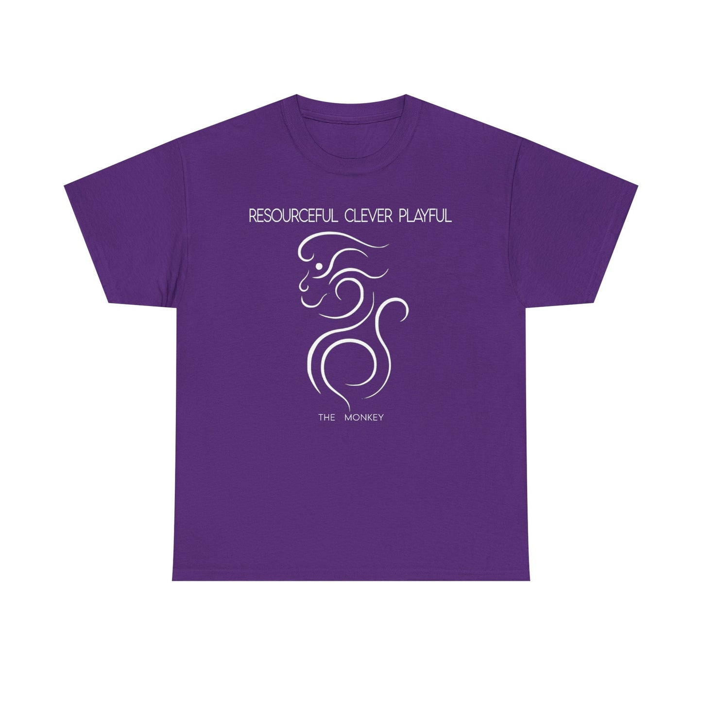 Chinese Zodiac The Monkey Tee, Positive Traits Of People Born On The Years Of Monkey (1968, 1980, 1992, 2004, And 2016), Clever And Playful