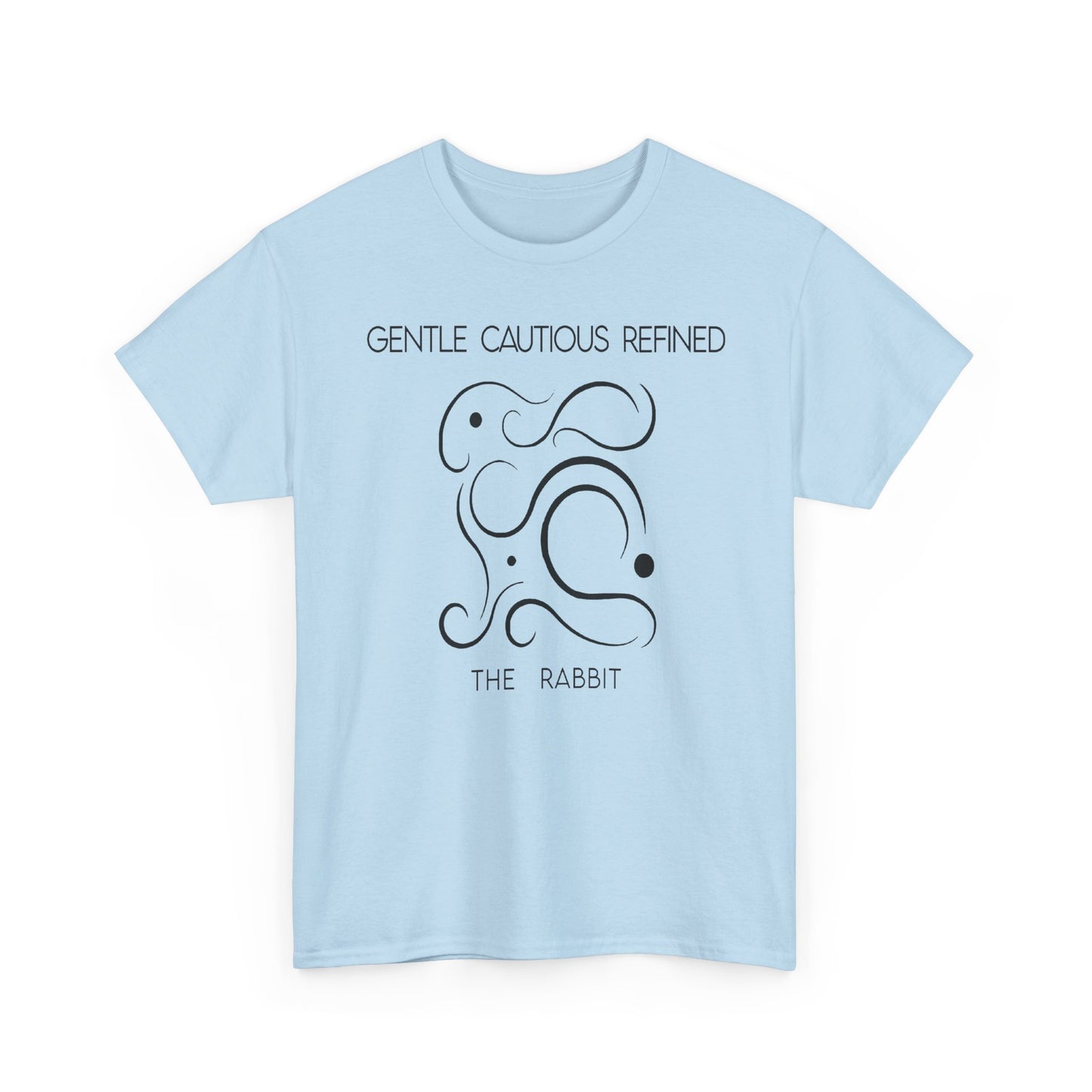 Chinese Zodiac The Rabbit Tee, Positive Traits Of People Born On The Years Of Rabbit (1963, 1975, 1987, 1999, And 2011), Gentle And Refined
