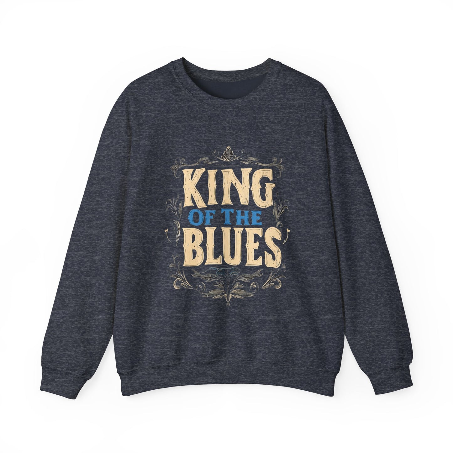 King of the Blues Sweatshirt, Music Nostalgia Crewneck, Rhythm and Blues Jumper, Unisex Band Merch, Blues Music Apparel