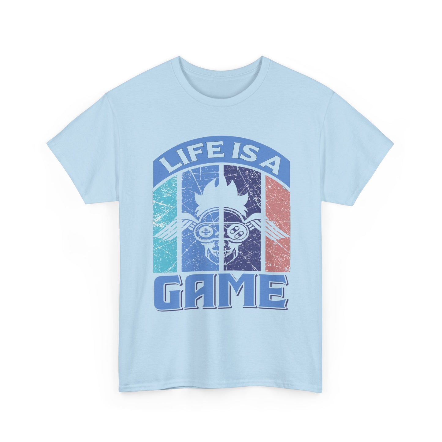 Retro Words of Wisdom Unisex Tee, Life is a Game Graphic Shirt, Inspirational Quote Top, Vintage Tshirt, Retro Tee, Positive Vibes Shirt