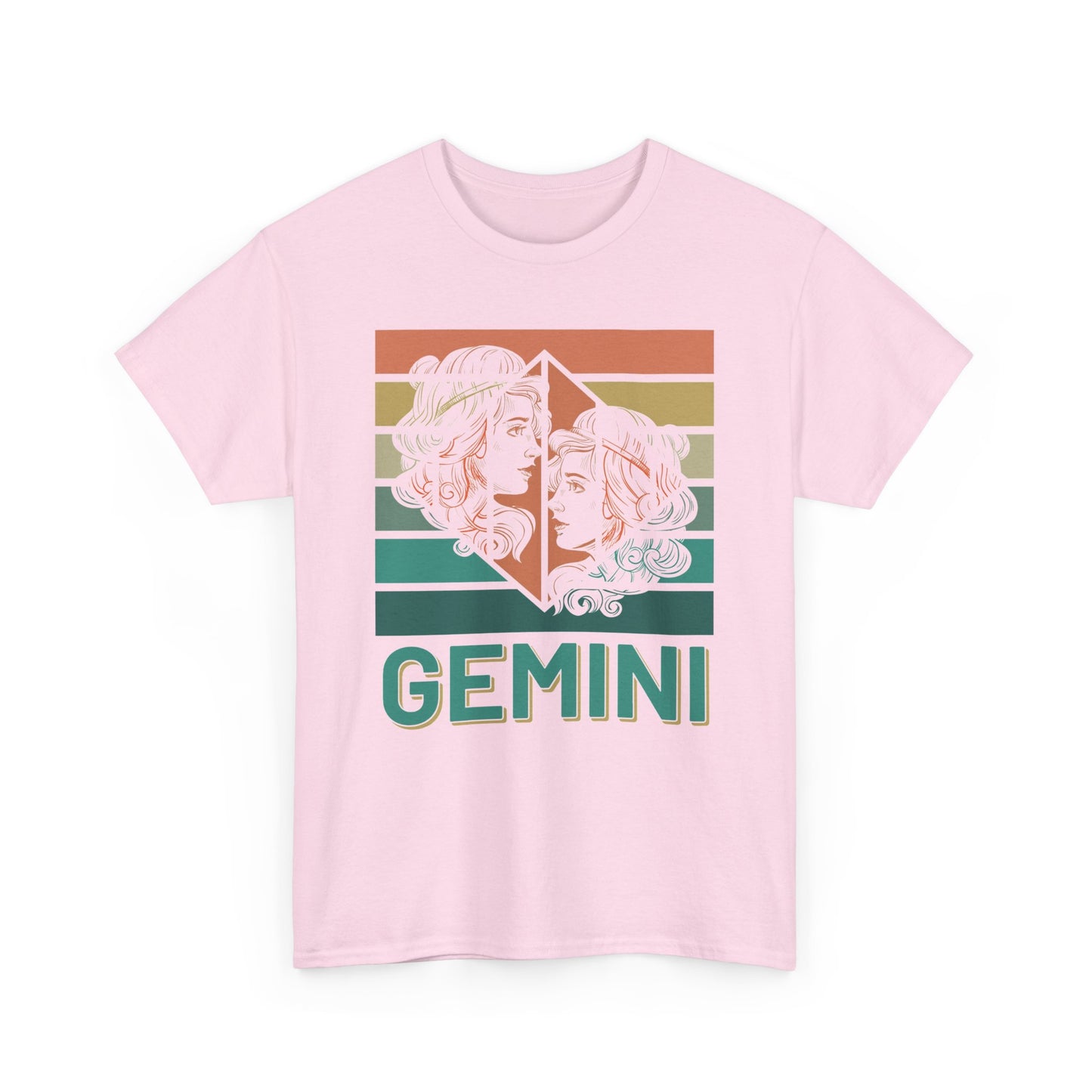 Gemini Zodiac Unisex Cotton Tee, Astrology Gift, Birthday Shirt, Horoscope Tee, Astrology Apparel, Summer Fashion, Retro Design, Vintage