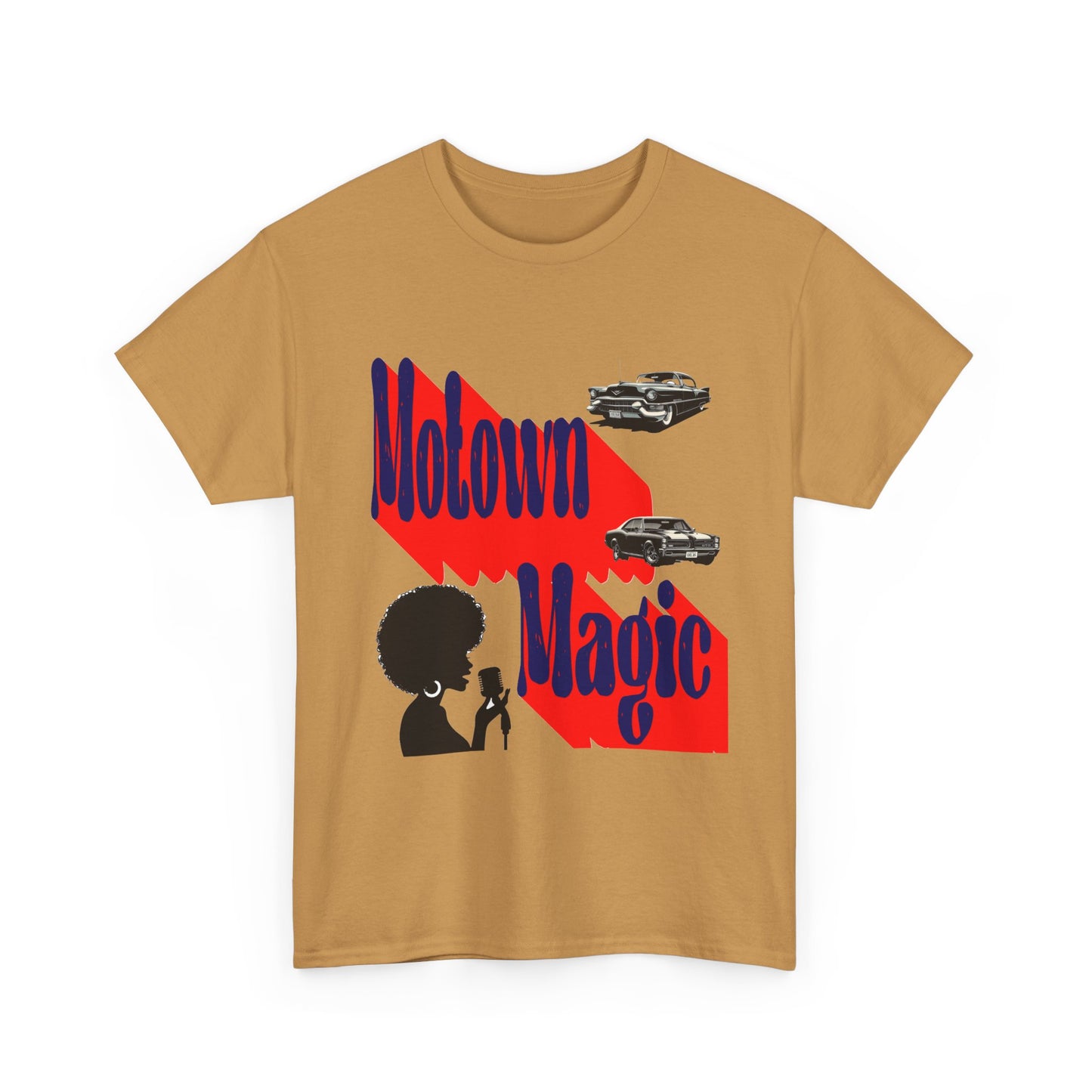 Music Nostalgia Unisex Cotton T-shirt, Motown Magic Vibe Top, Boho Style Spectacular Artistic Graphic Design shirt