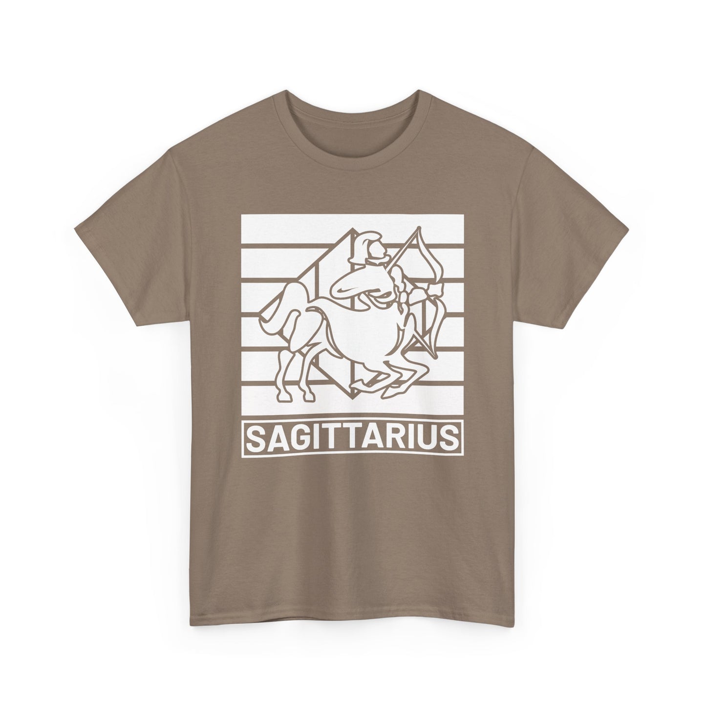 Sagittarius Unisex Heavy Cotton Tee, Zodiac Sign Shirt, Astrology Lover Gift, Vintage Tee, Horoscope Apparel, Retro Fashion