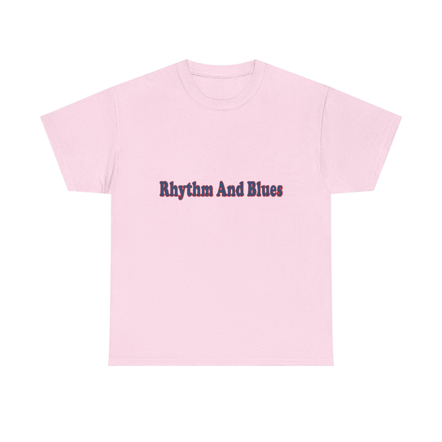 Music Nostalgia Rhythm And Blues Unisex Cotton Shirt, Colorful Boho and Hippie Style Top, Artistic Typographic Design Shirt