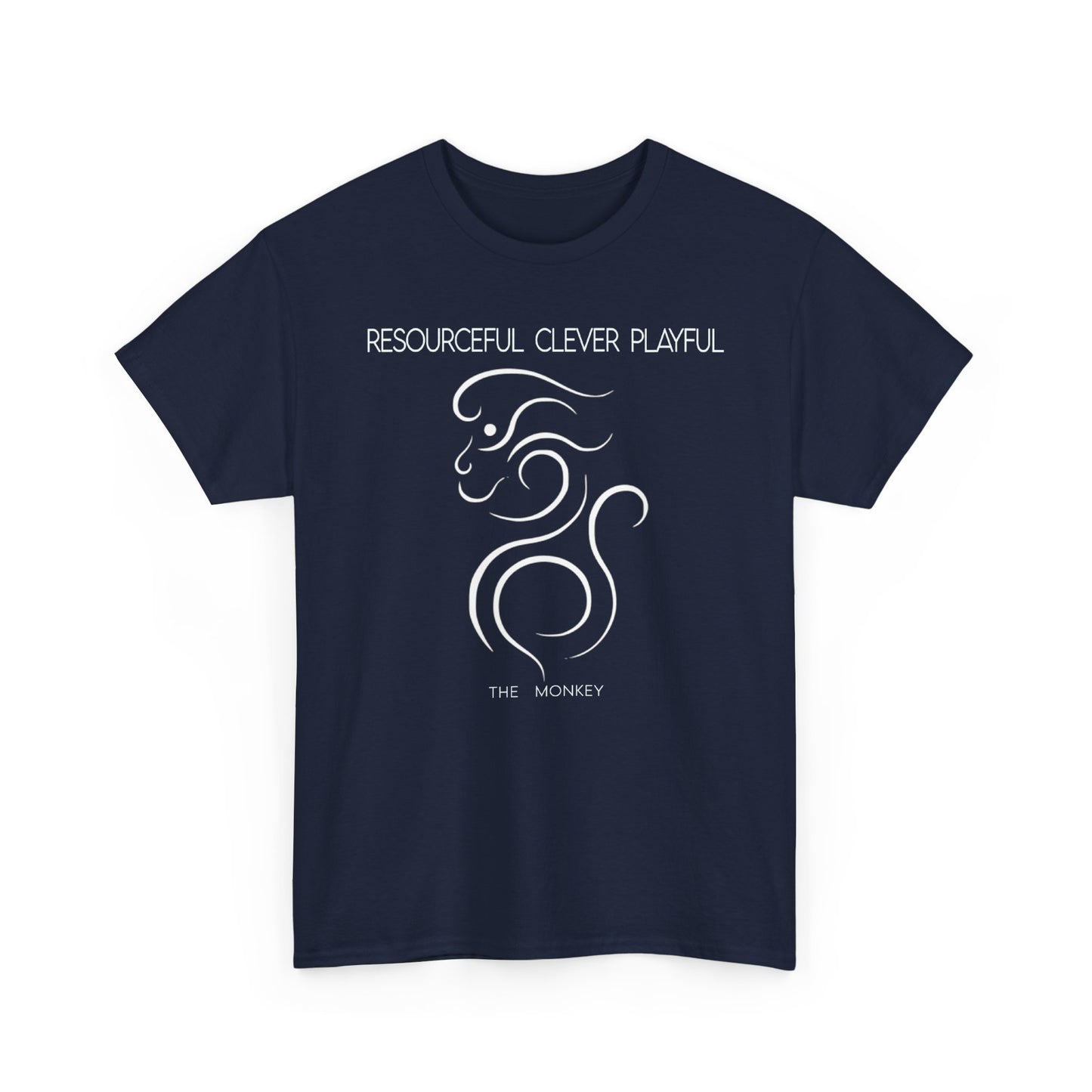 Chinese Zodiac The Monkey Tee, Positive Traits Of People Born On The Years Of Monkey (1968, 1980, 1992, 2004, And 2016), Clever And Playful