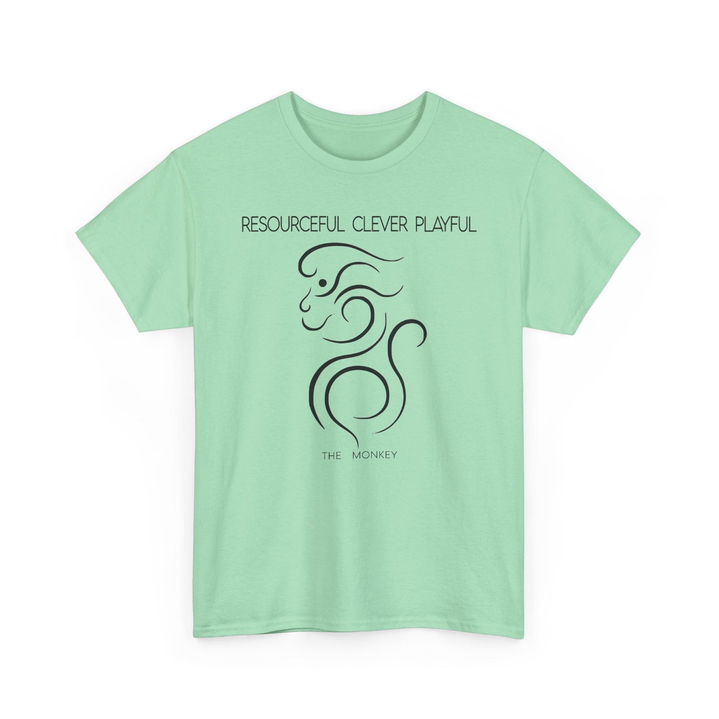 Chinese Zodiac The Monkey Tee, Positive Traits Of People Born On The Years Of Monkey (1968, 1980, 1992, 2004, And 2016), Clever, Resourceful