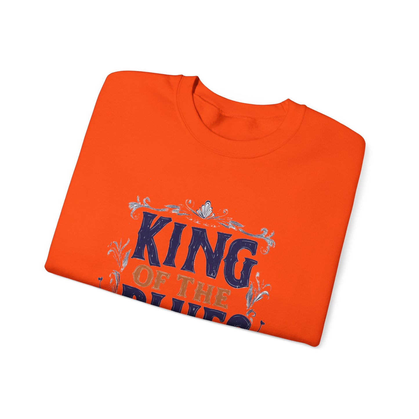 King of the Blues Sweatshirt, Music Nostalgia Crewneck, Rhythm and Blues Jumper, Unisex Band Merch, Blues Music Apparel