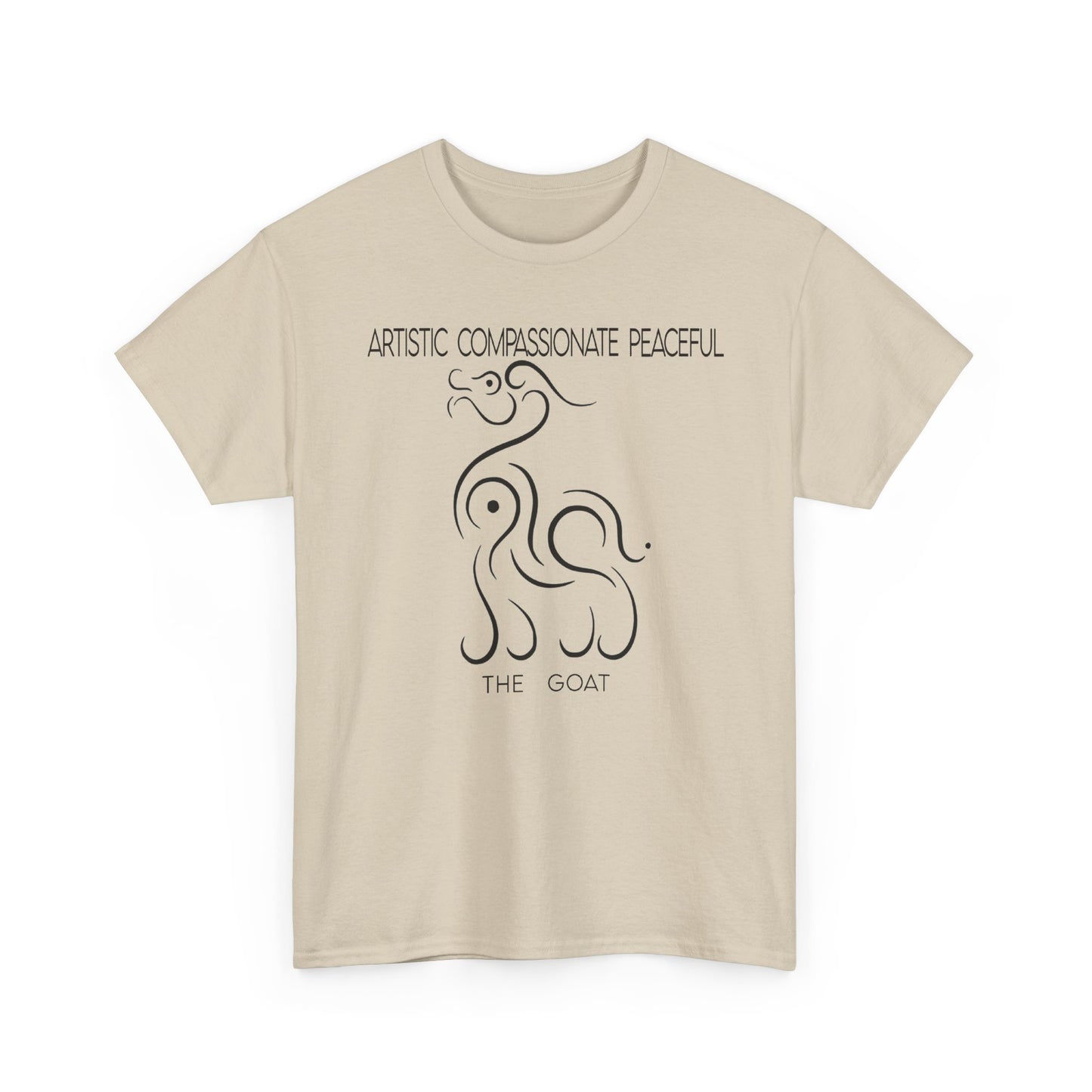 Chinese Zodiac The Goat Tee, Positive Traits Of People Born On The Years Of Goat (1969, 1979, 1991, 2003, And 2015), Artistic And Peaceful
