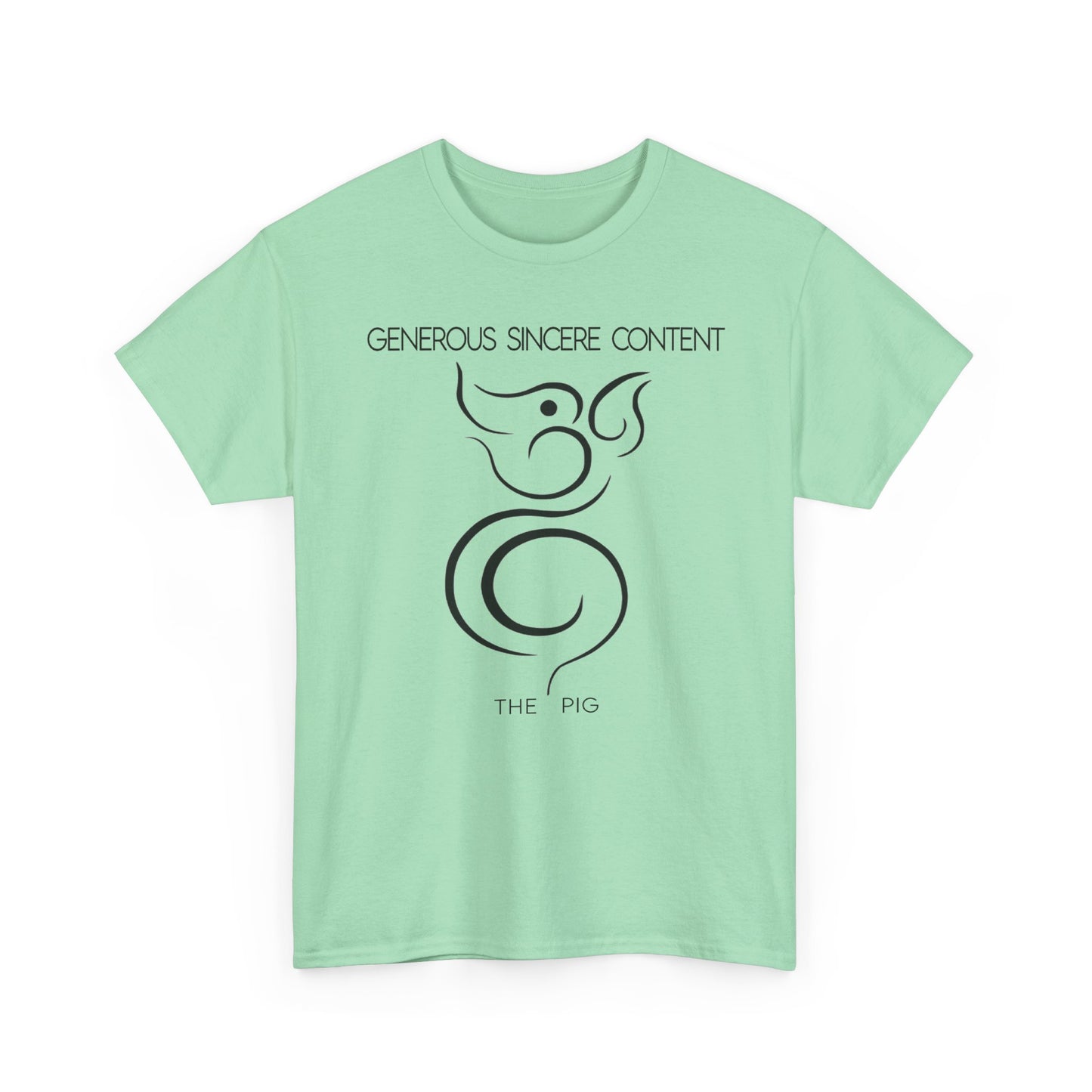 Chinese Zodiac The Pig Tee, Positive Traits Of People Born On The Years Of The Pig (1959, 1971, 1995, and 2007), Generous And Sincere