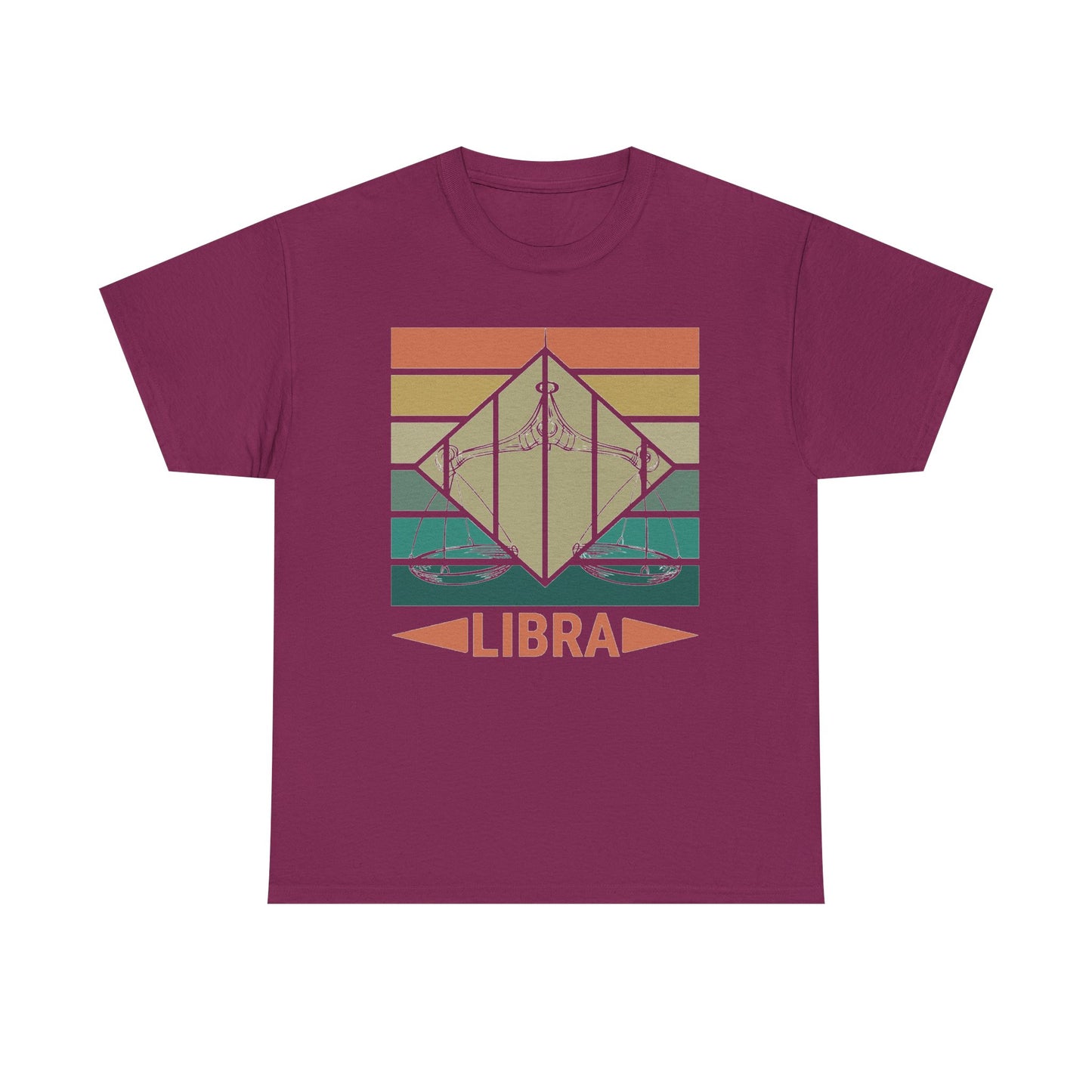 Libra Retro Unisex Tee, Vintage Style Horoscope Sign Shirt, Astrology Zodiac Gift, October Birthday Present, Classic Graphic T-shirt,