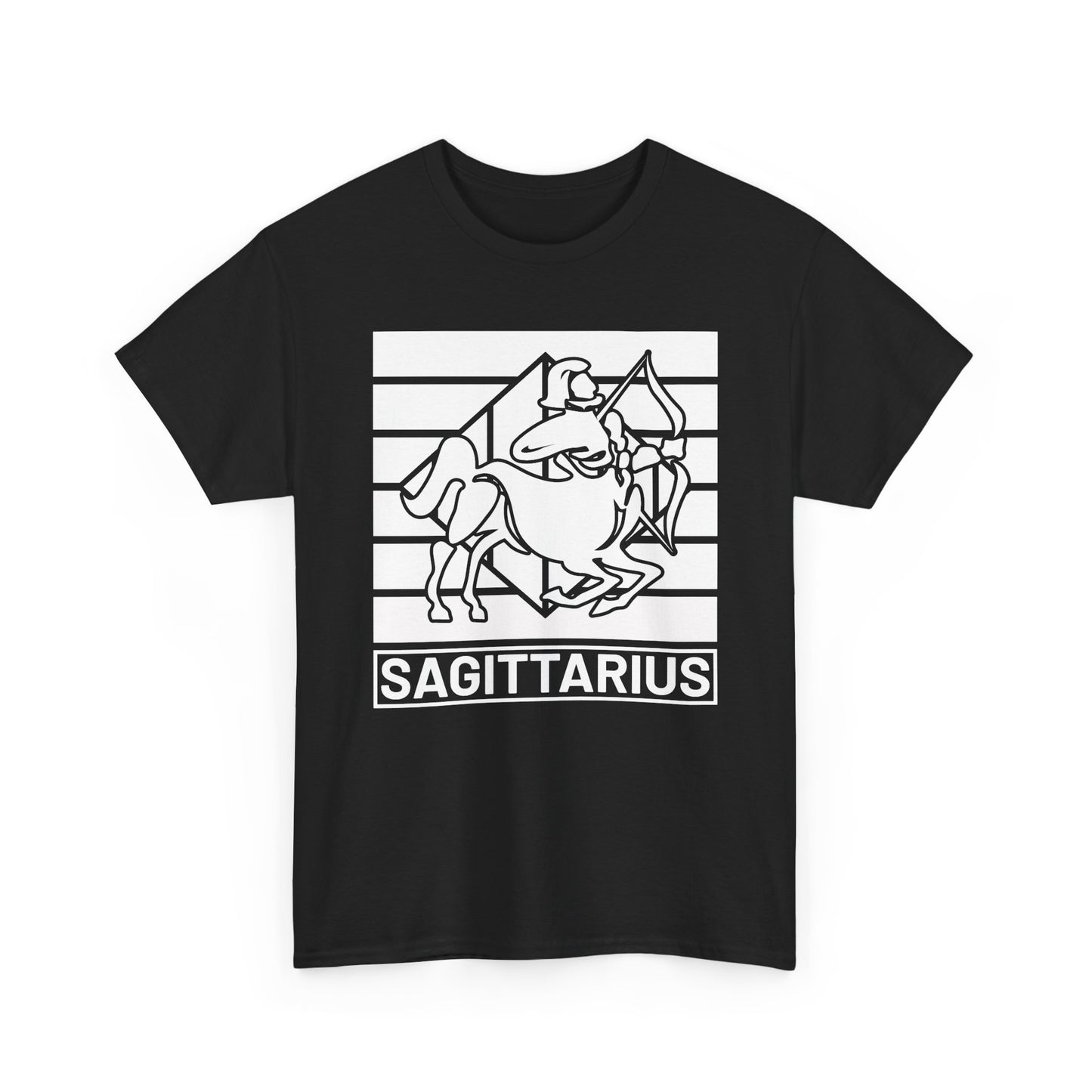 Sagittarius Unisex Heavy Cotton Tee, Zodiac Sign Shirt, Astrology Lover Gift, Vintage Tee, Horoscope Apparel, Retro Fashion