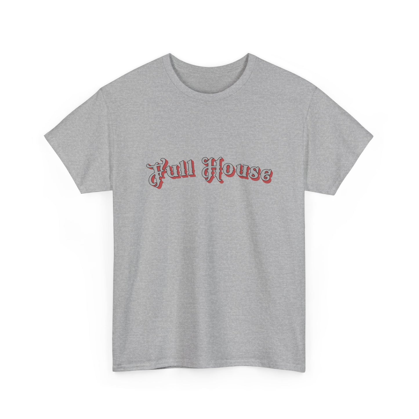 Full House Gambler's Metaphor Unisex Tee shirt - Casino Game Design, Card Player Gift, Card Game Lover Shirt, Card Shark Pullover
