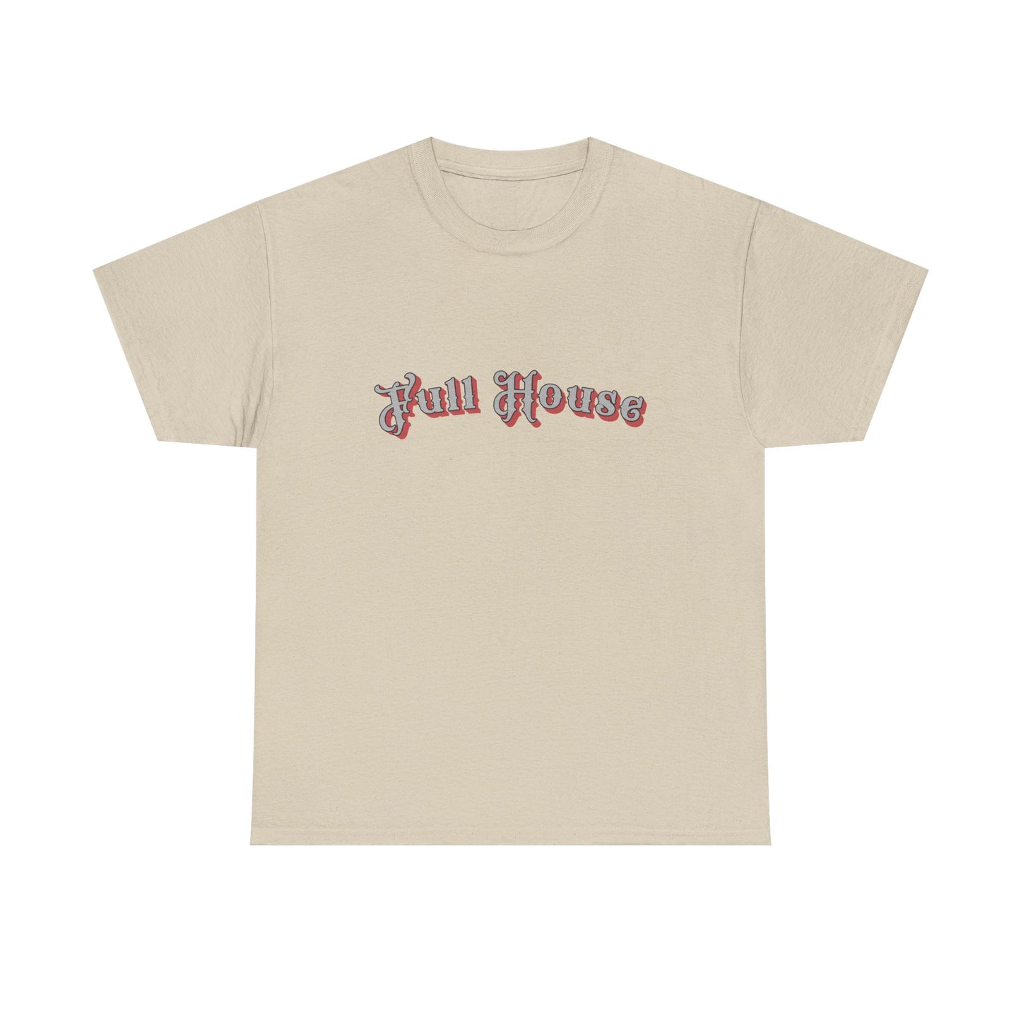 Full House Gambler's Metaphor Unisex Tee shirt - Casino Game Design, Card Player Gift, Card Game Lover Shirt, Card Shark Pullover