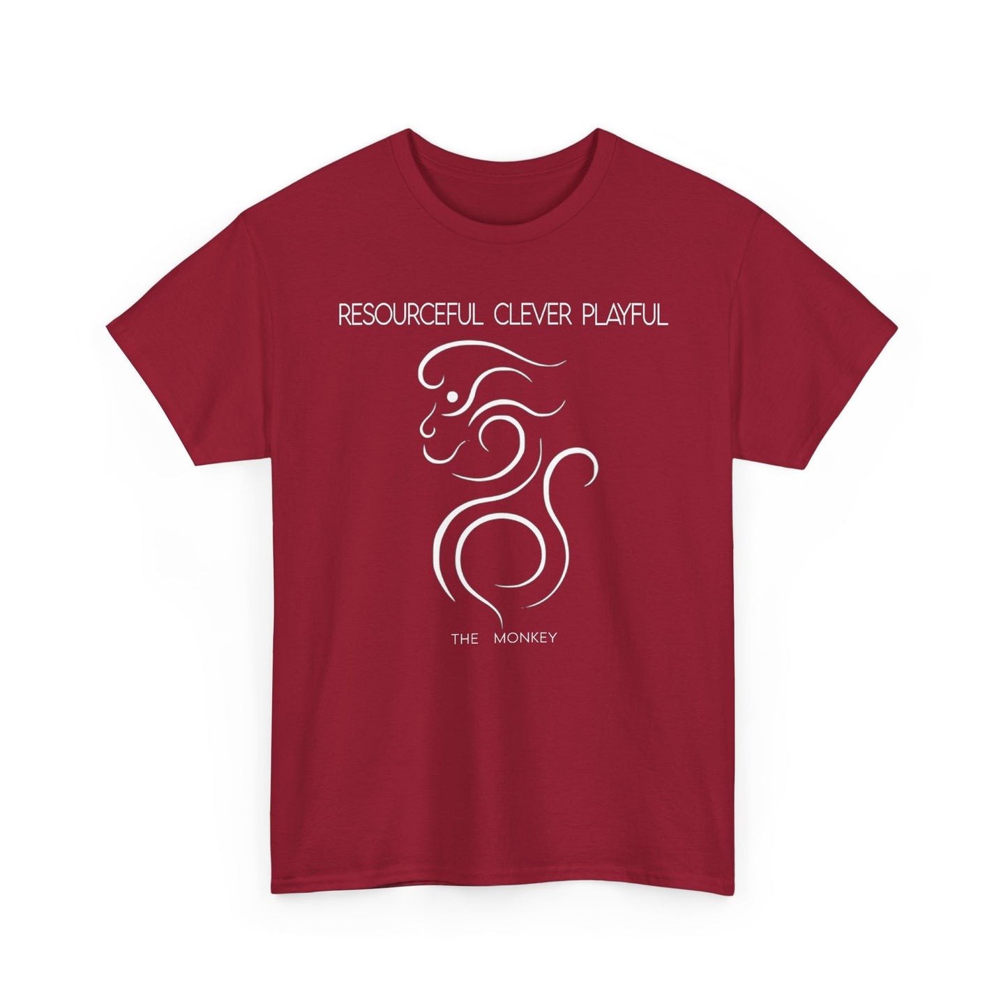 Chinese Zodiac The Monkey Tee, Positive Traits Of People Born On The Years Of Monkey (1968, 1980, 1992, 2004, And 2016), Clever And Playful