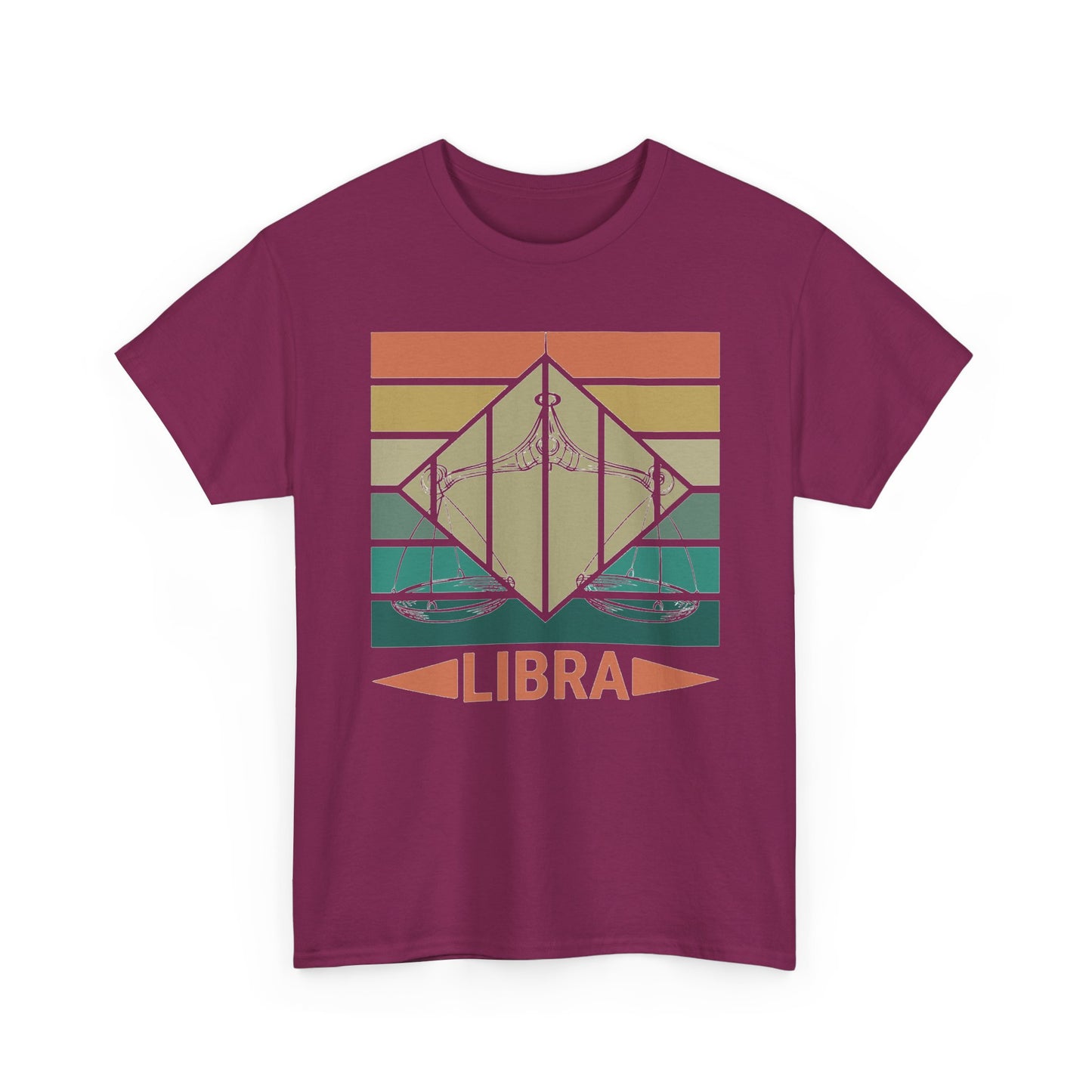 Libra Retro Unisex Tee, Vintage Style Horoscope Sign Shirt, Astrology Zodiac Gift, October Birthday Present, Classic Graphic T-shirt,