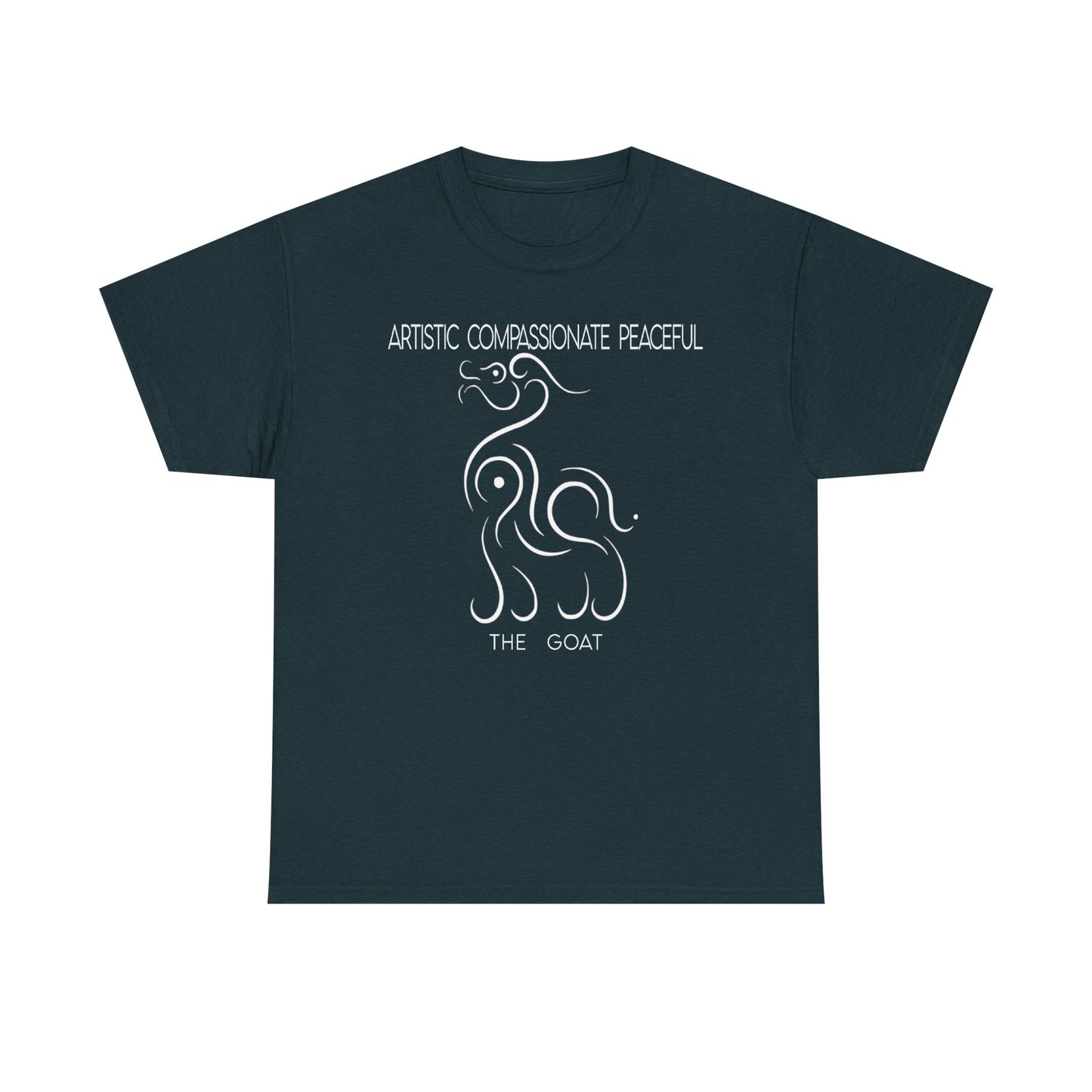 Chinese Zodiac The Goat Tee, Positive Traits Of People Born On The Years Of Goat (1967, 1979, 1991, 2003, And 2015), Compassionate, Peaceful