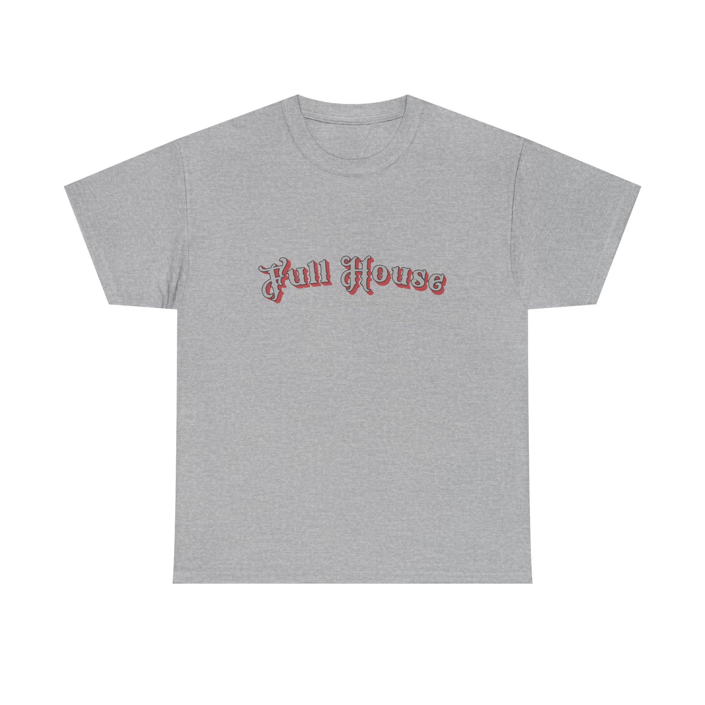 Full House Gambler's Metaphor Unisex Tee shirt - Casino Game Design, Card Player Gift, Card Game Lover Shirt, Card Shark Pullover