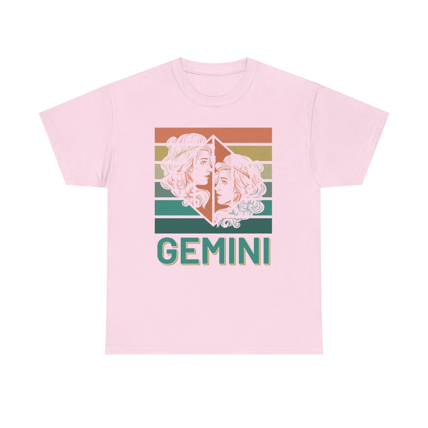 Gemini Zodiac Unisex Cotton Tee, Astrology Gift, Birthday Shirt, Horoscope Tee, Astrology Apparel, Summer Fashion, Retro Design, Vintage