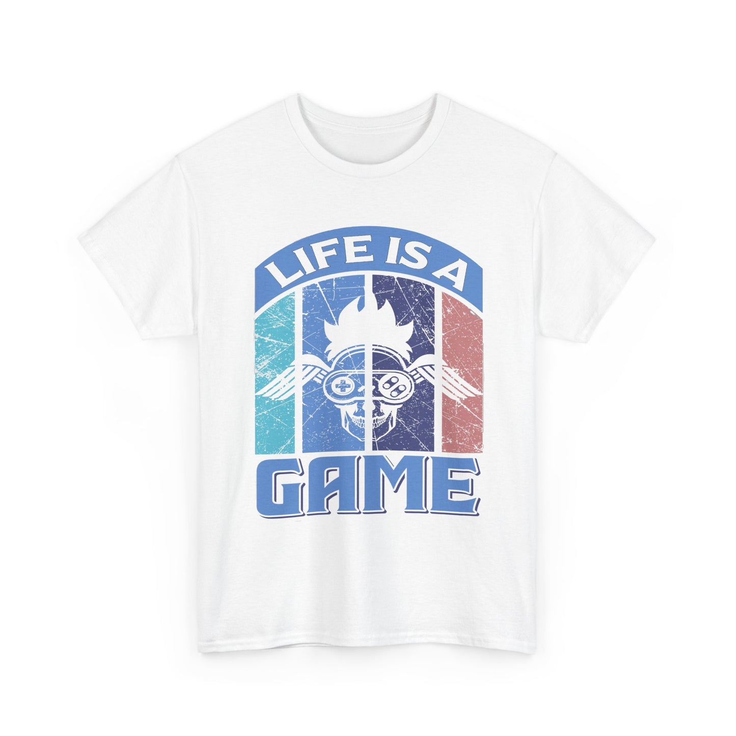 Retro Words of Wisdom Unisex Tee, Life is a Game Graphic Shirt, Inspirational Quote Top, Vintage Tshirt, Retro Tee, Positive Vibes Shirt